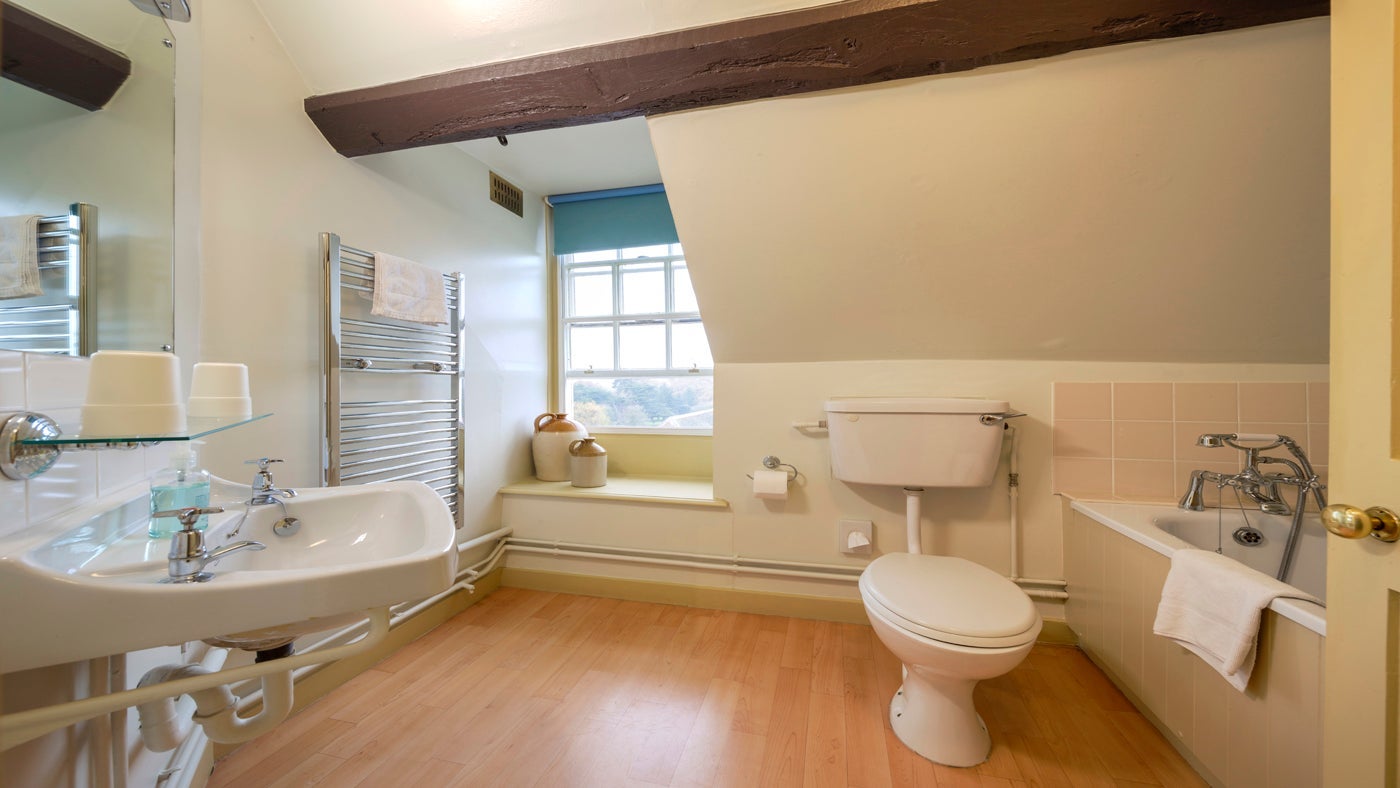 The bathroom at South Wing, Droitwich, Worcestershire