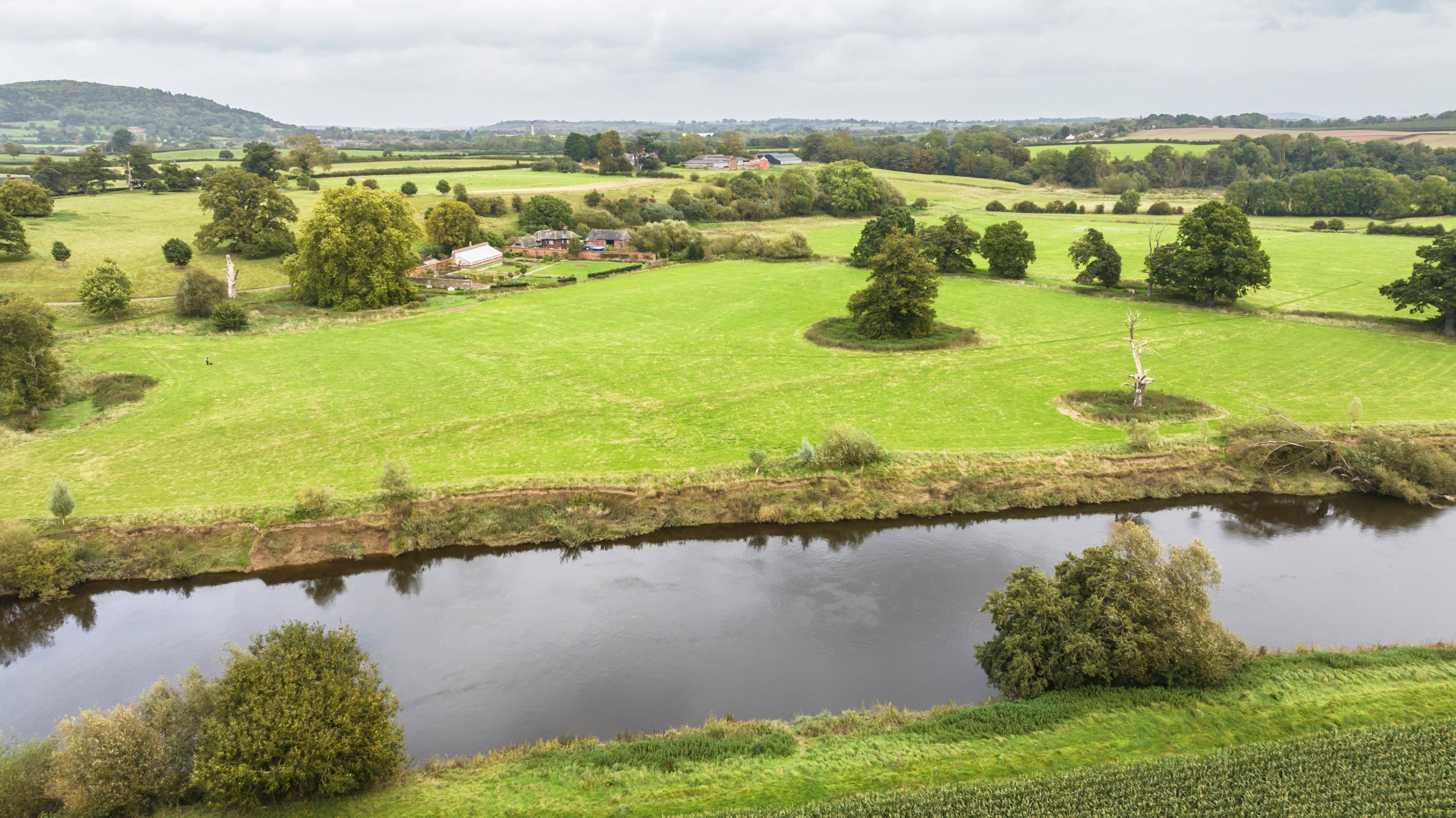 The River Wye, a short walk from the Weir Garden Cottage, Herefordshire