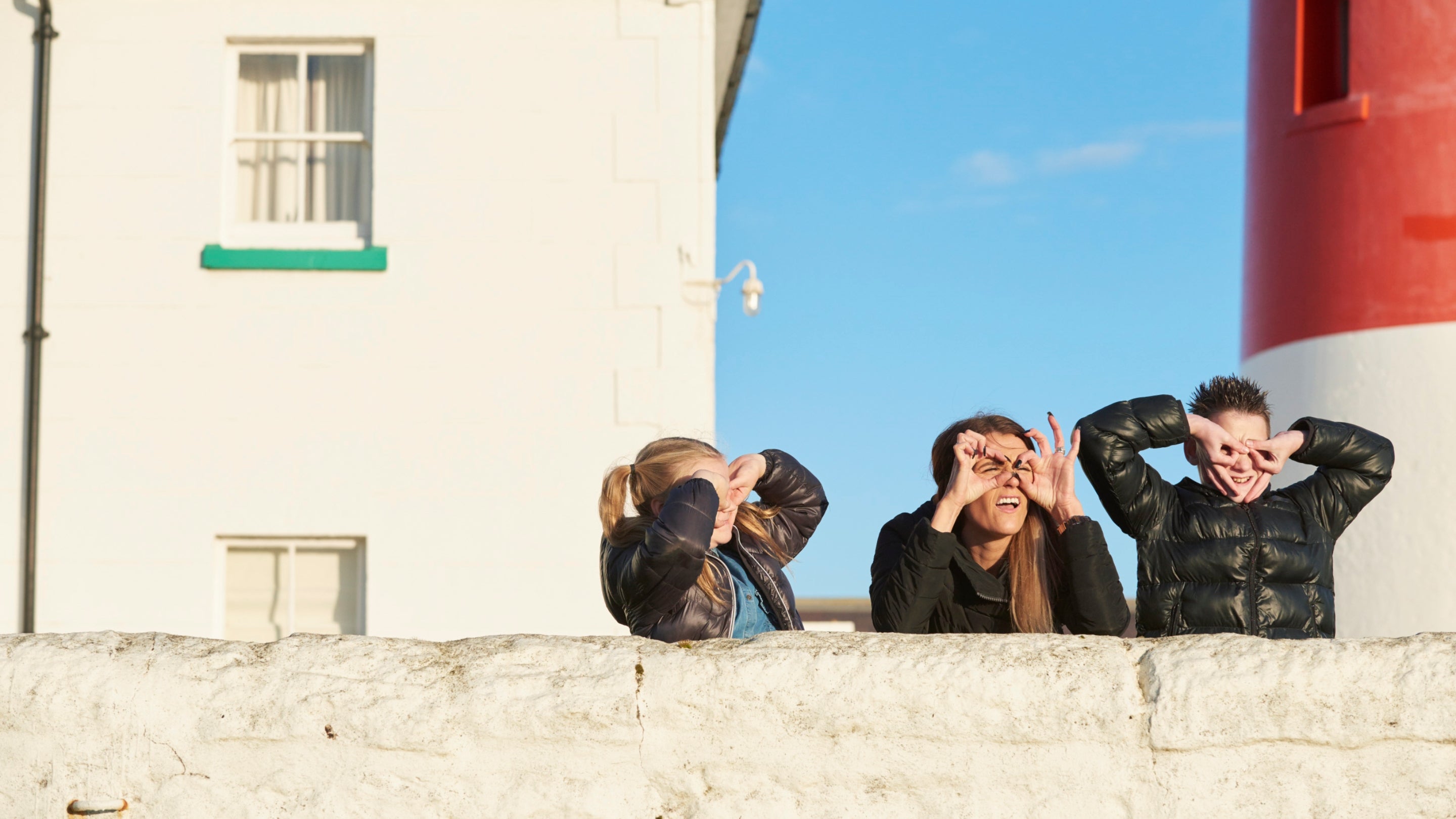 Visitors at Souter Lighthouse, Tyne & Wear