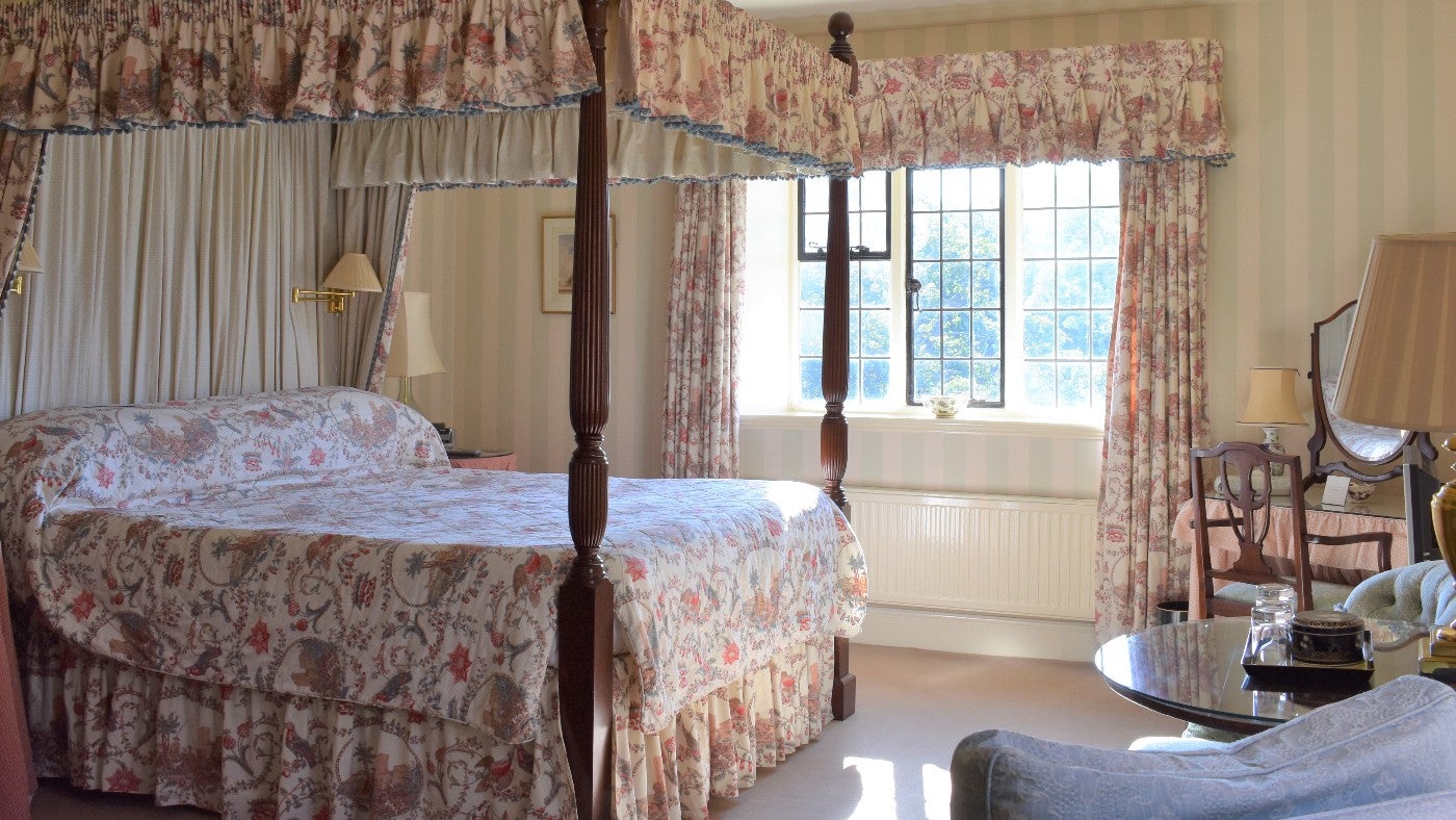 Bedroom at Bodysgallen Hall, North Wales