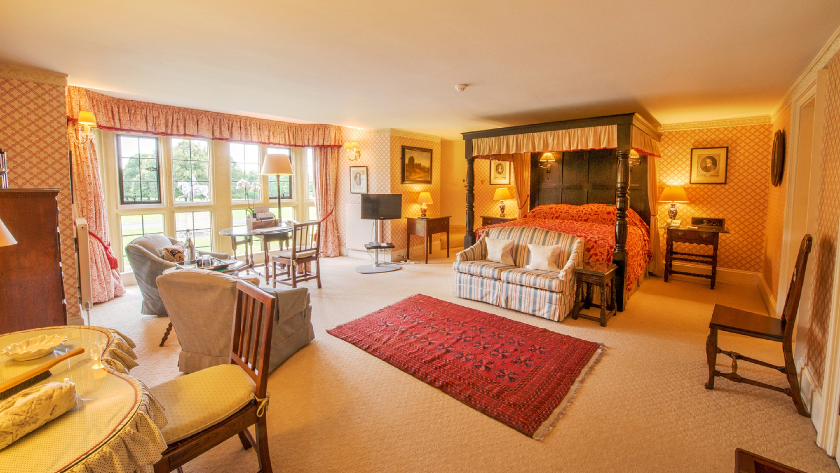 A royal room at Hartwell House, Buckinghamshire