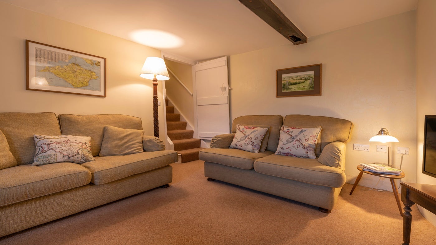 The sitting room at 1 Compton Farm Cottage, Newport, Isle of Wight 