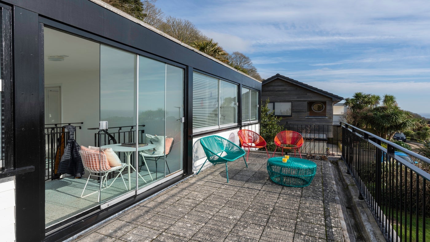 The balcony at Chert, St Lawrence, Isle of Wight