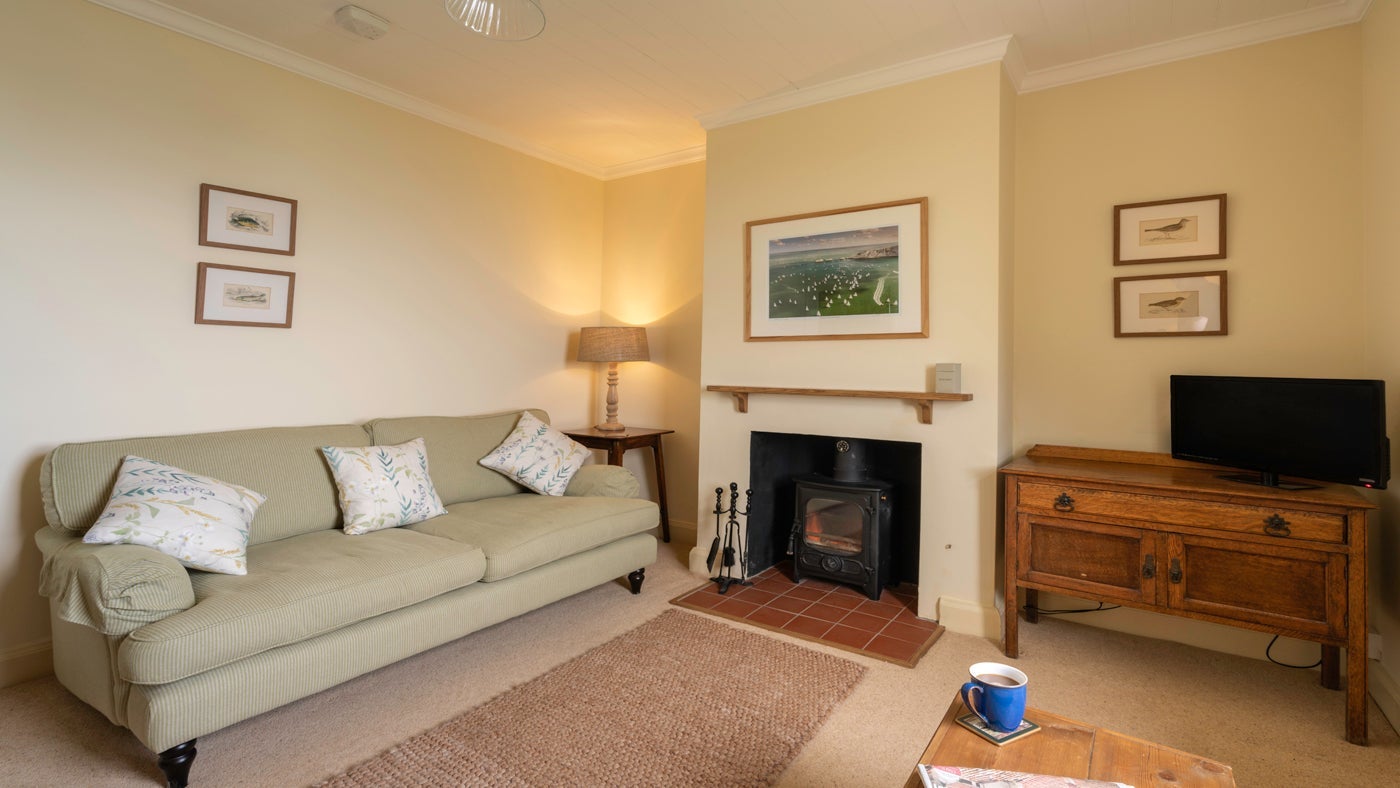 The sitting room at Irex, Totland Bay, Isle of Wight