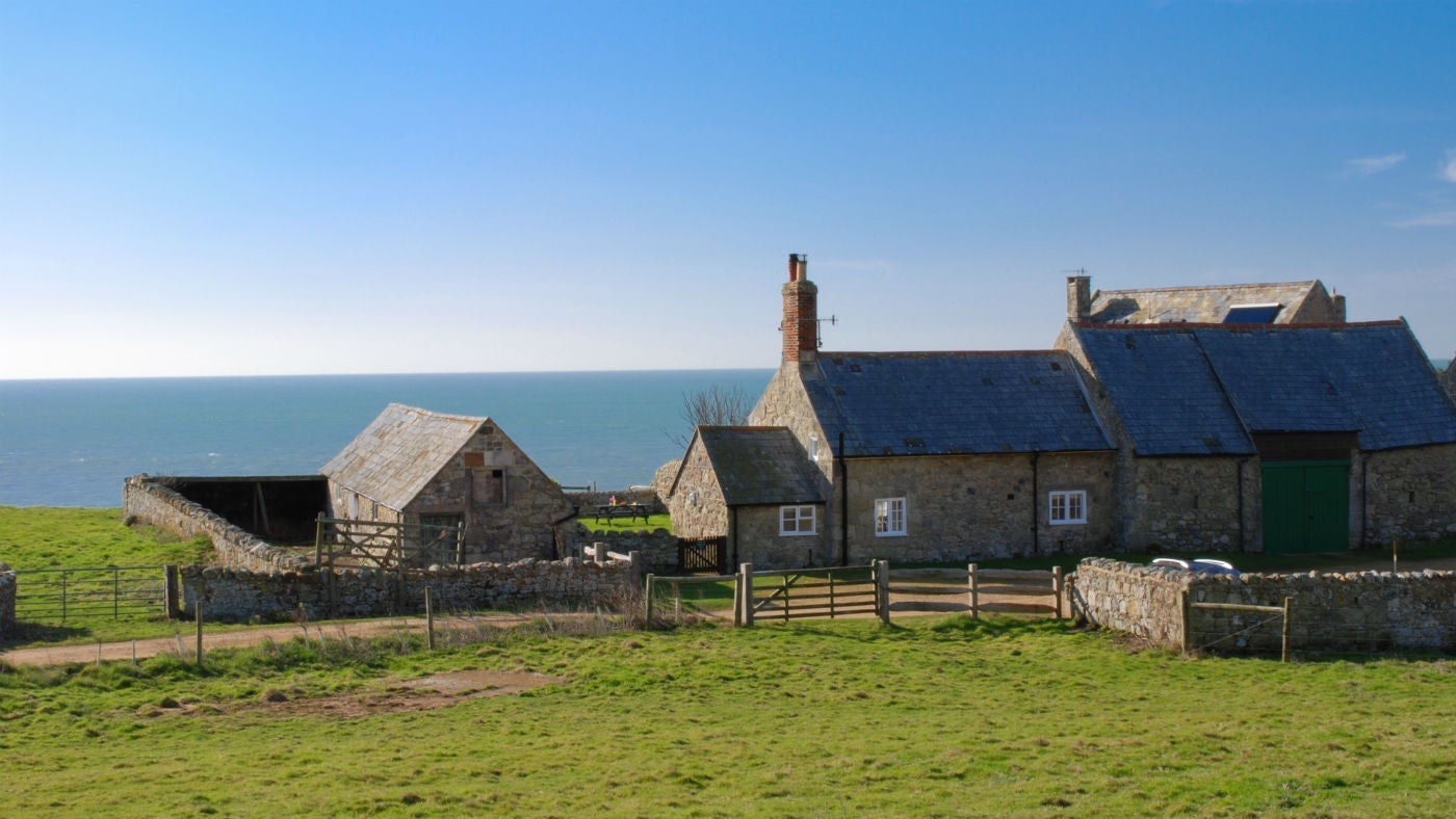 The exterior of Knowles Farm Cottage, nr Ventnor, Isle of Wight