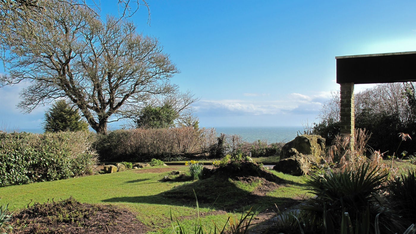 The view from the garden at Little Chert, St Lawrence, Isle of Wight
