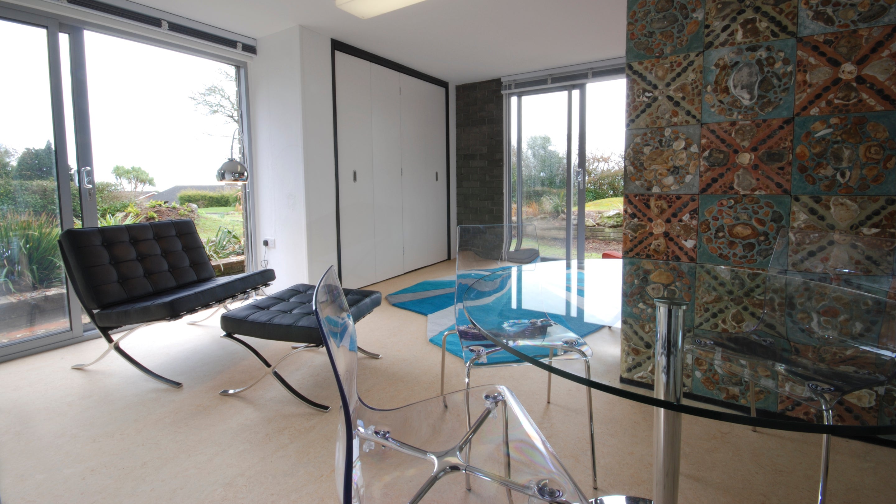 The open-plan area at Little Chert, Isle of Wight