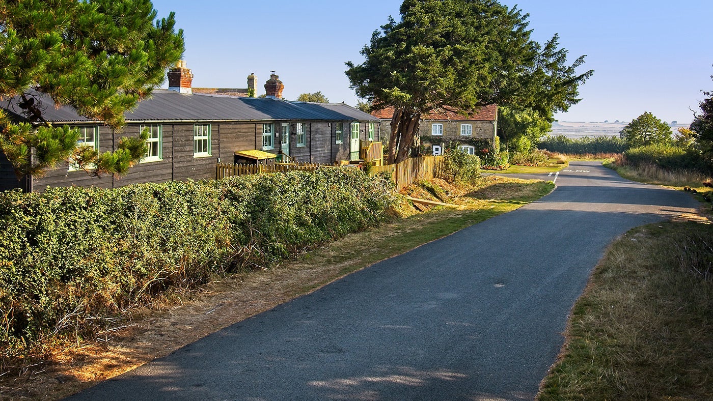 The exterior of Newton Cabin, Isle of Wight