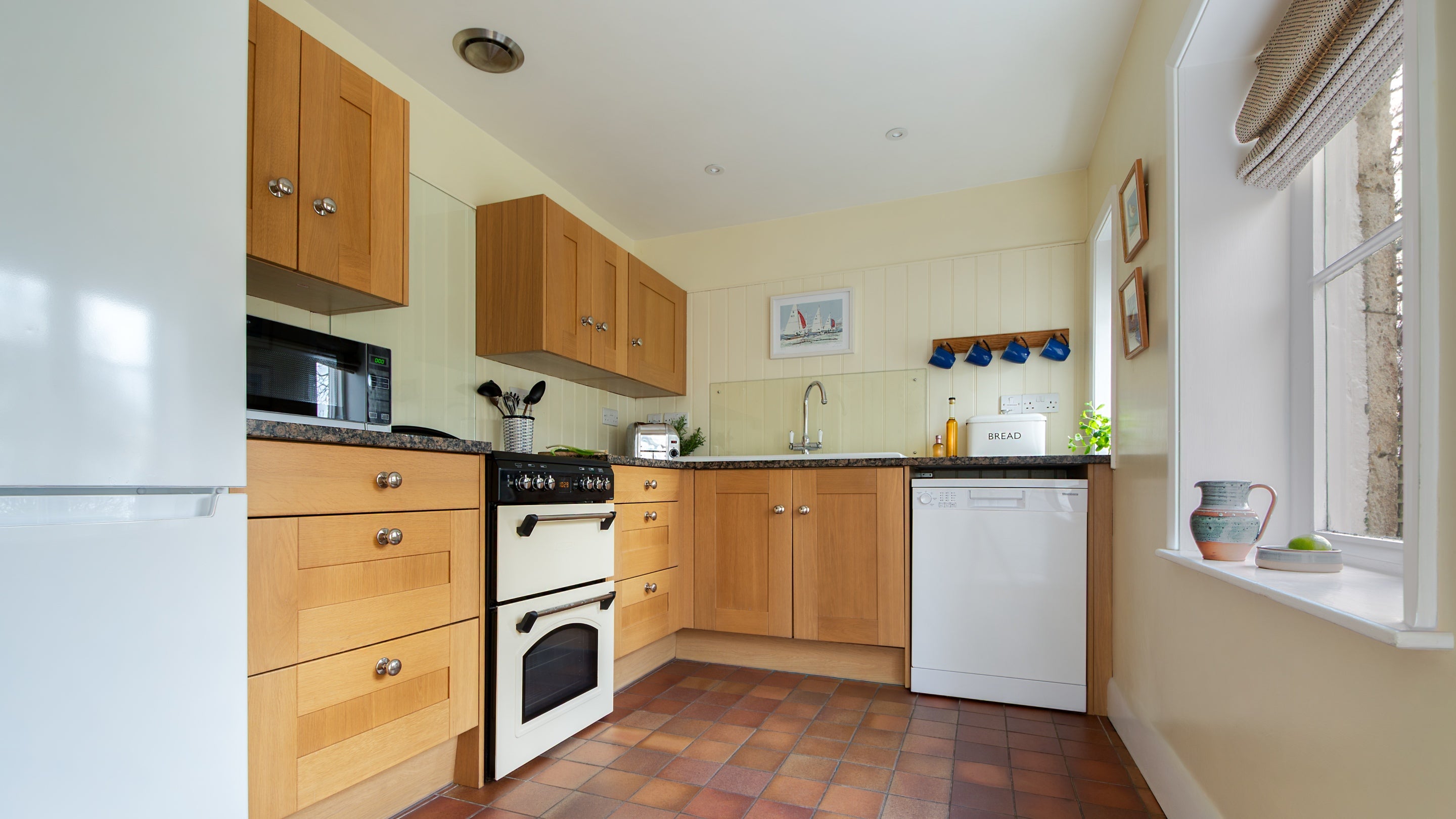 The kitchen at Old Church Lodge, Isle Of Wight