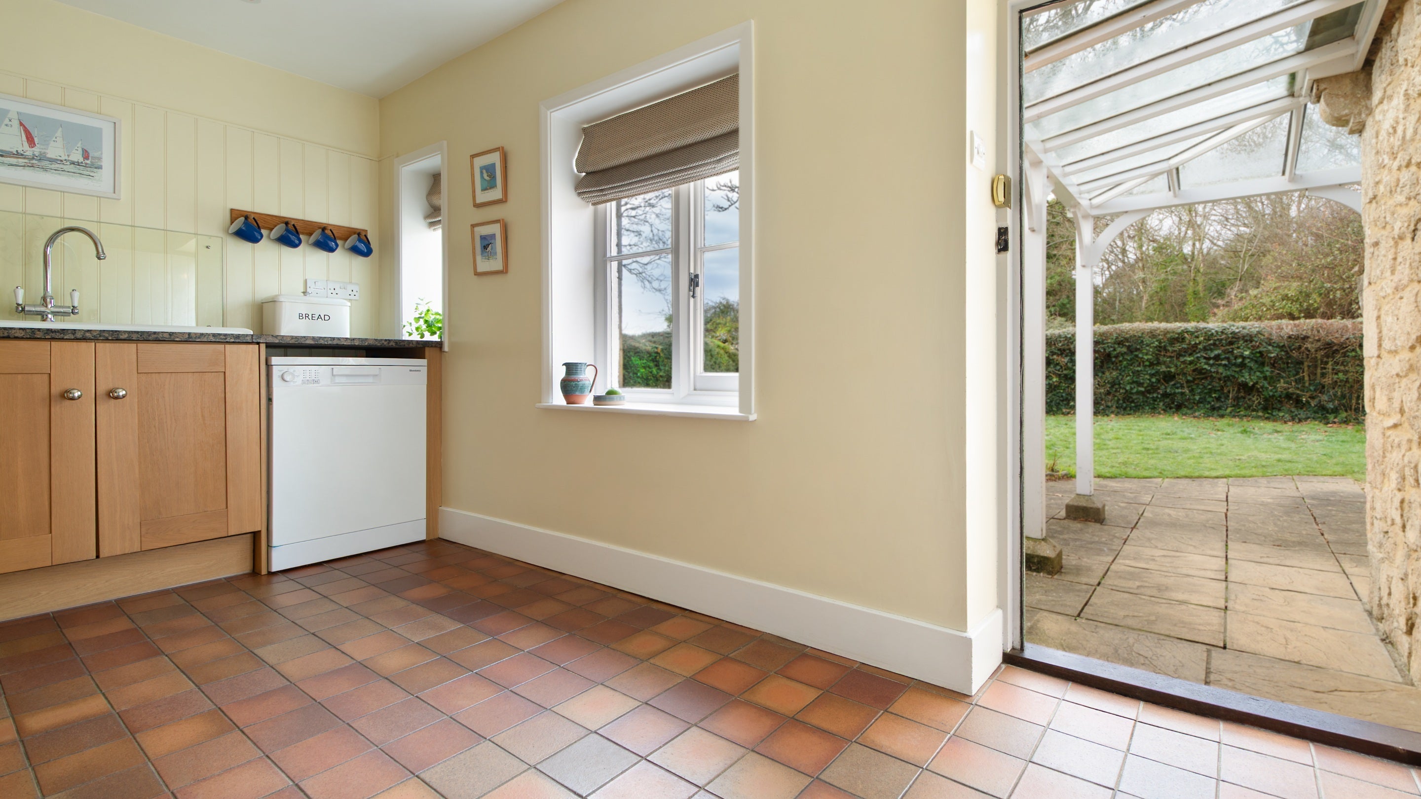 The kitchen at Old Church Lodge, Isle Of Wight