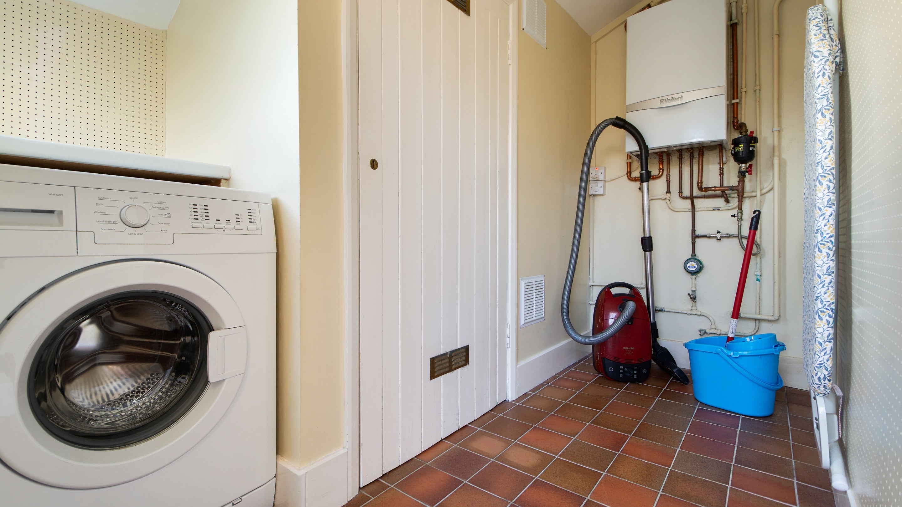 The utility room at Old Church Lodge, Isle Of Wight