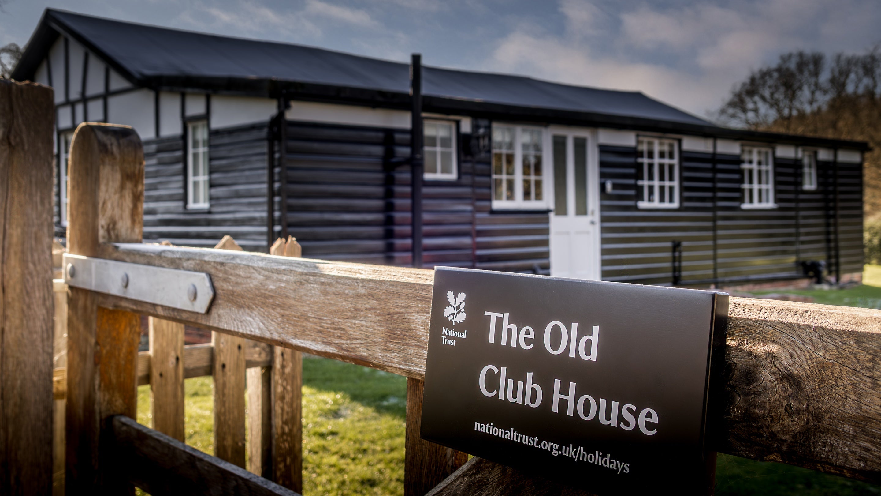 The gate to The Old Club House, Isle Of Wight