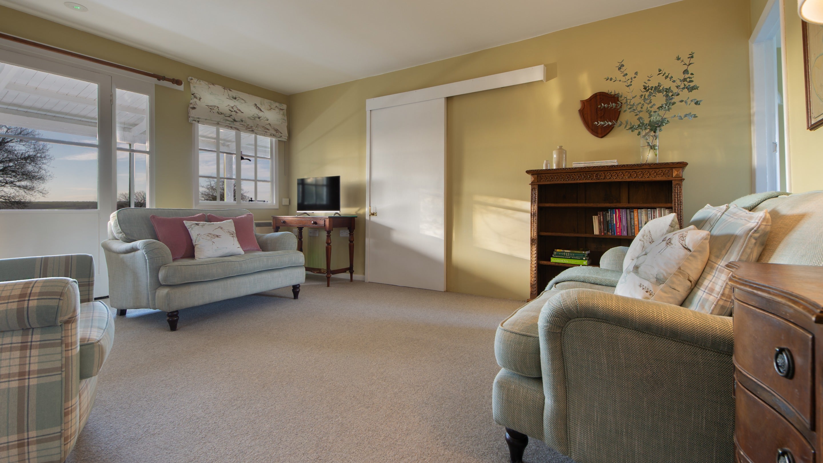 The sitting room at The Old Clubhouse, Isle Of Wight