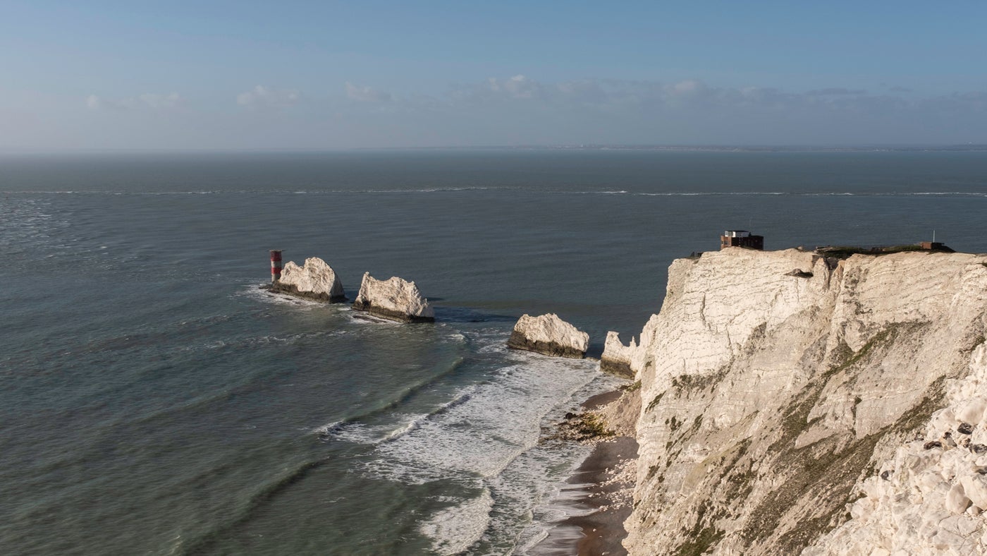 The Surrounding area of Pomone, Irex and Varvassi, Totland Bay, Isle of Wight