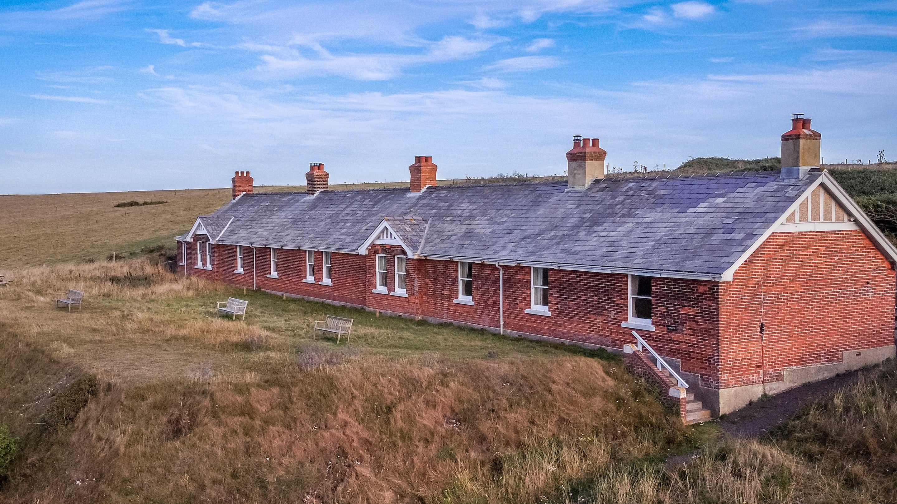 The exterior of Pomone, Irex and Varvassi, Isle of Wight