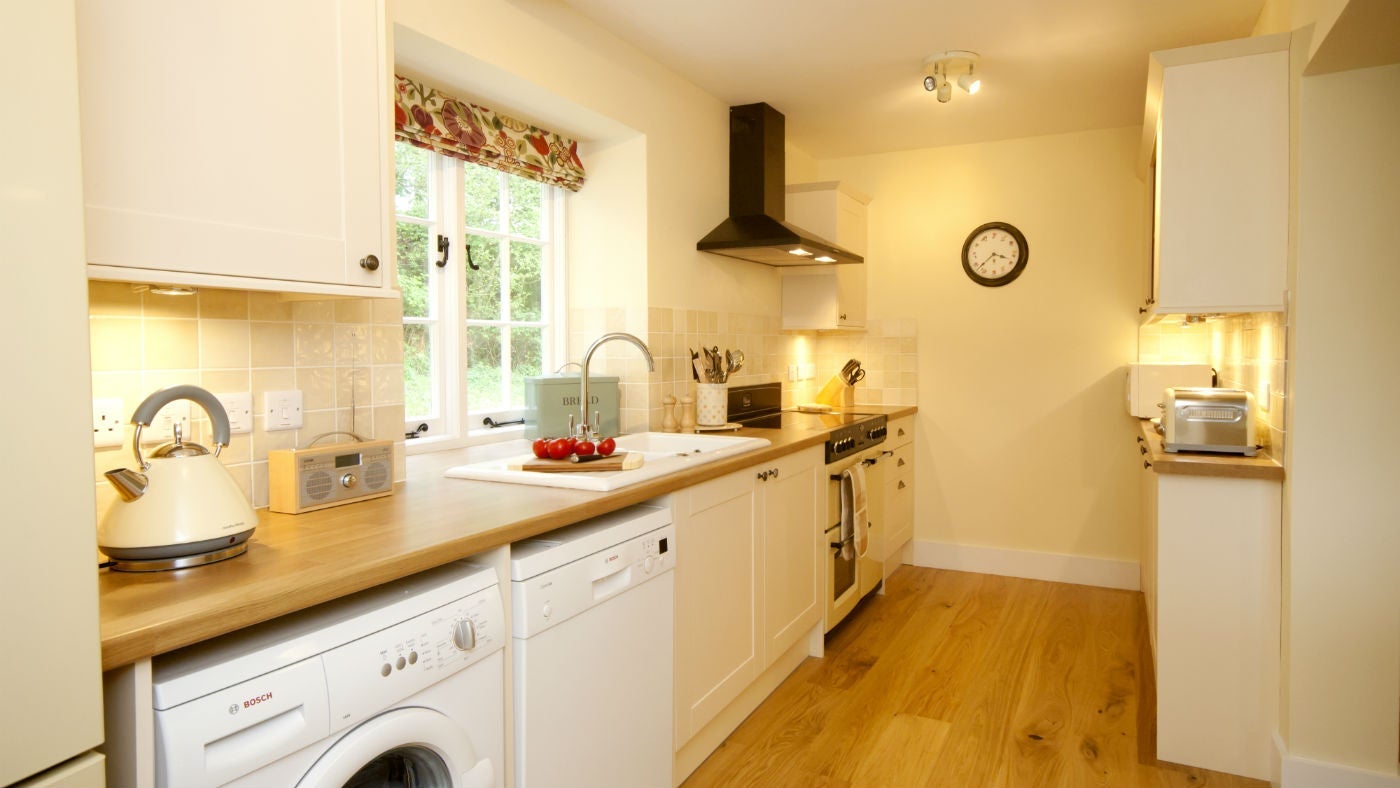 The kitchen at Wydcombe, Whitwell, Isle of Wight