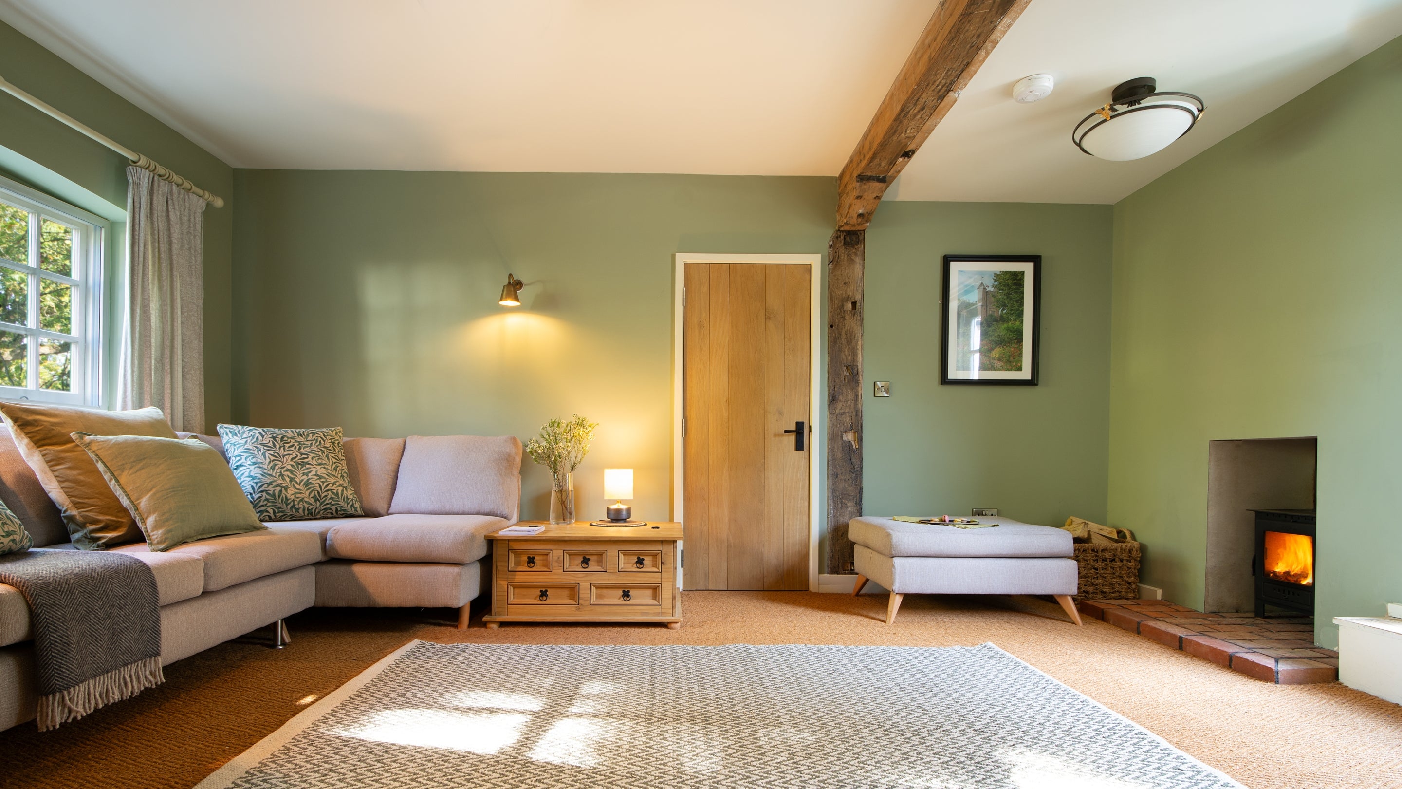 The sitting room at 2 Bettenham, Kent