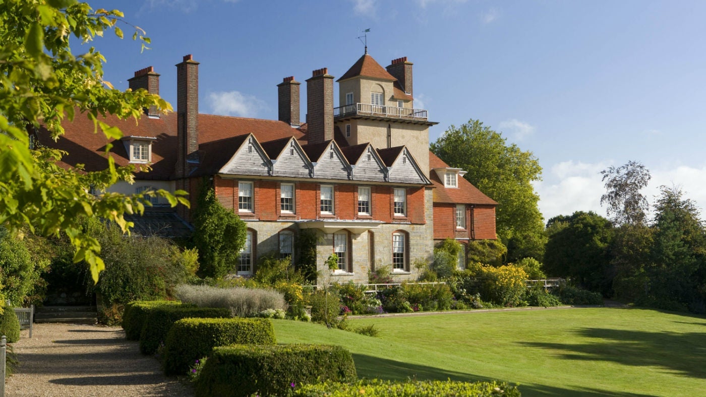 The exterior of Standen House, East Grinstead, West Sussex