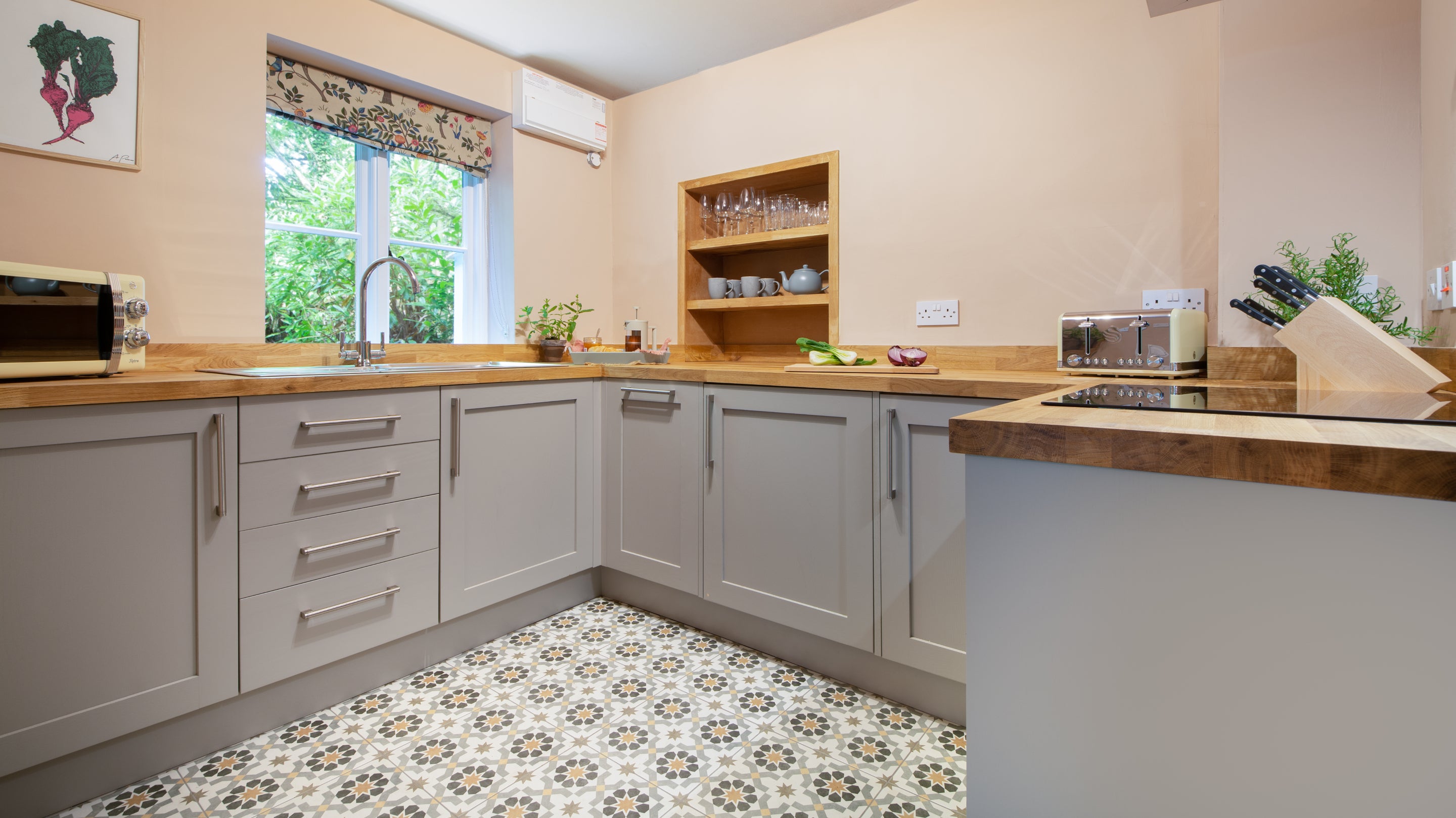 The kitchen at Scotney West Lodge, Kent