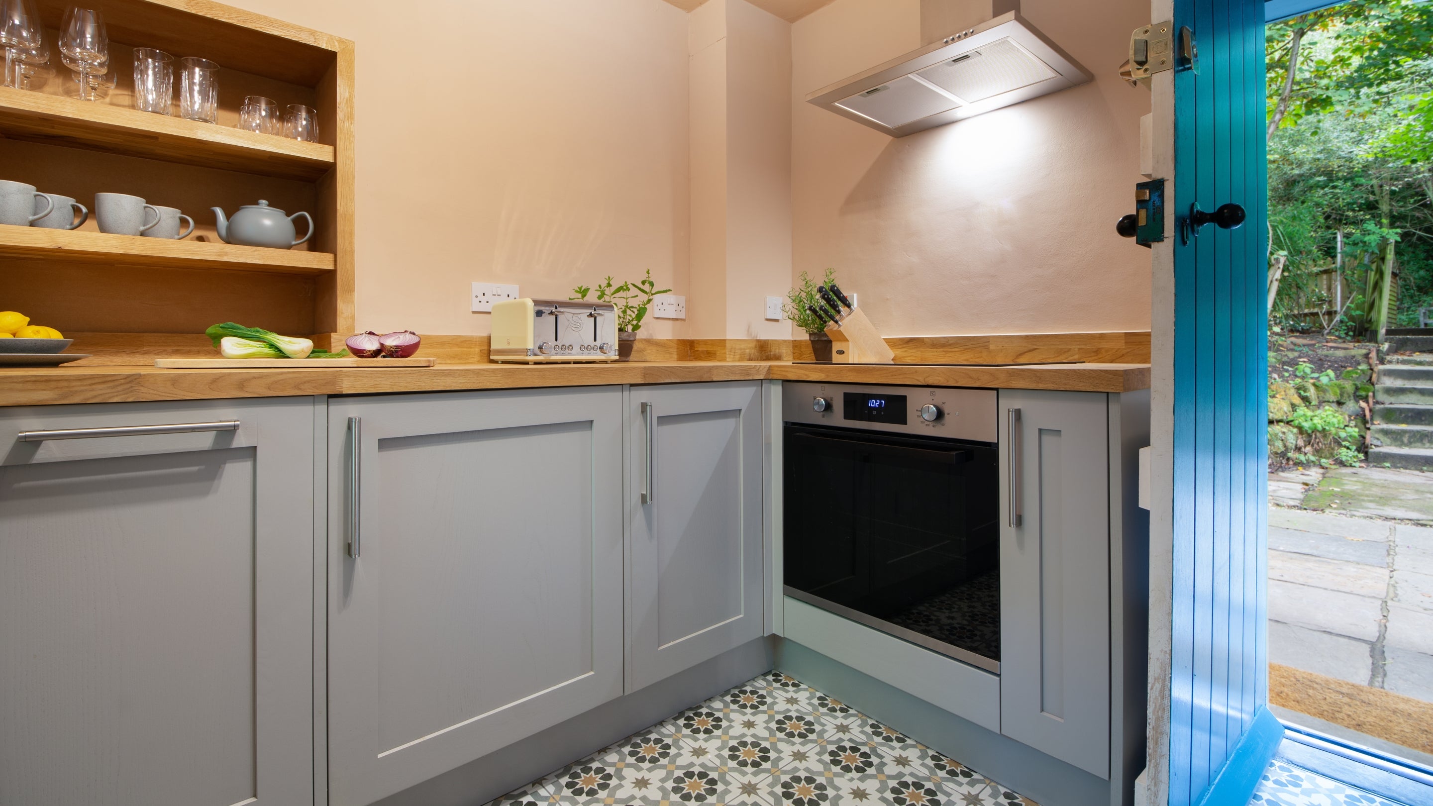The kitchen at Scotney West Lodge, Kent