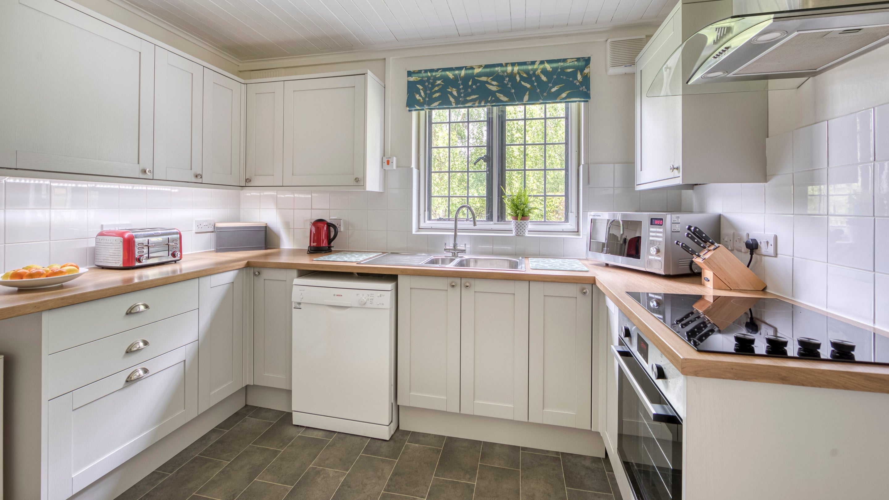 The kitchen at Welbeck Cottage, East Sussex