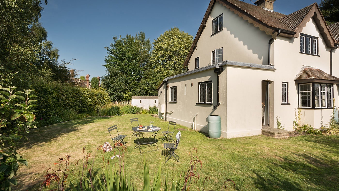 The exterior of Welbeck Cottage, Sheffield Park and Gardens, East Sussex