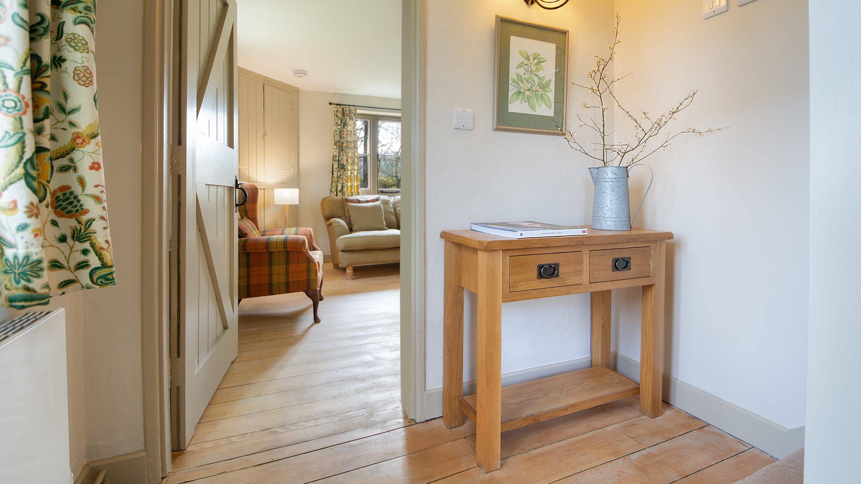 The entrance hall at Woodlands Cottage, Sussex