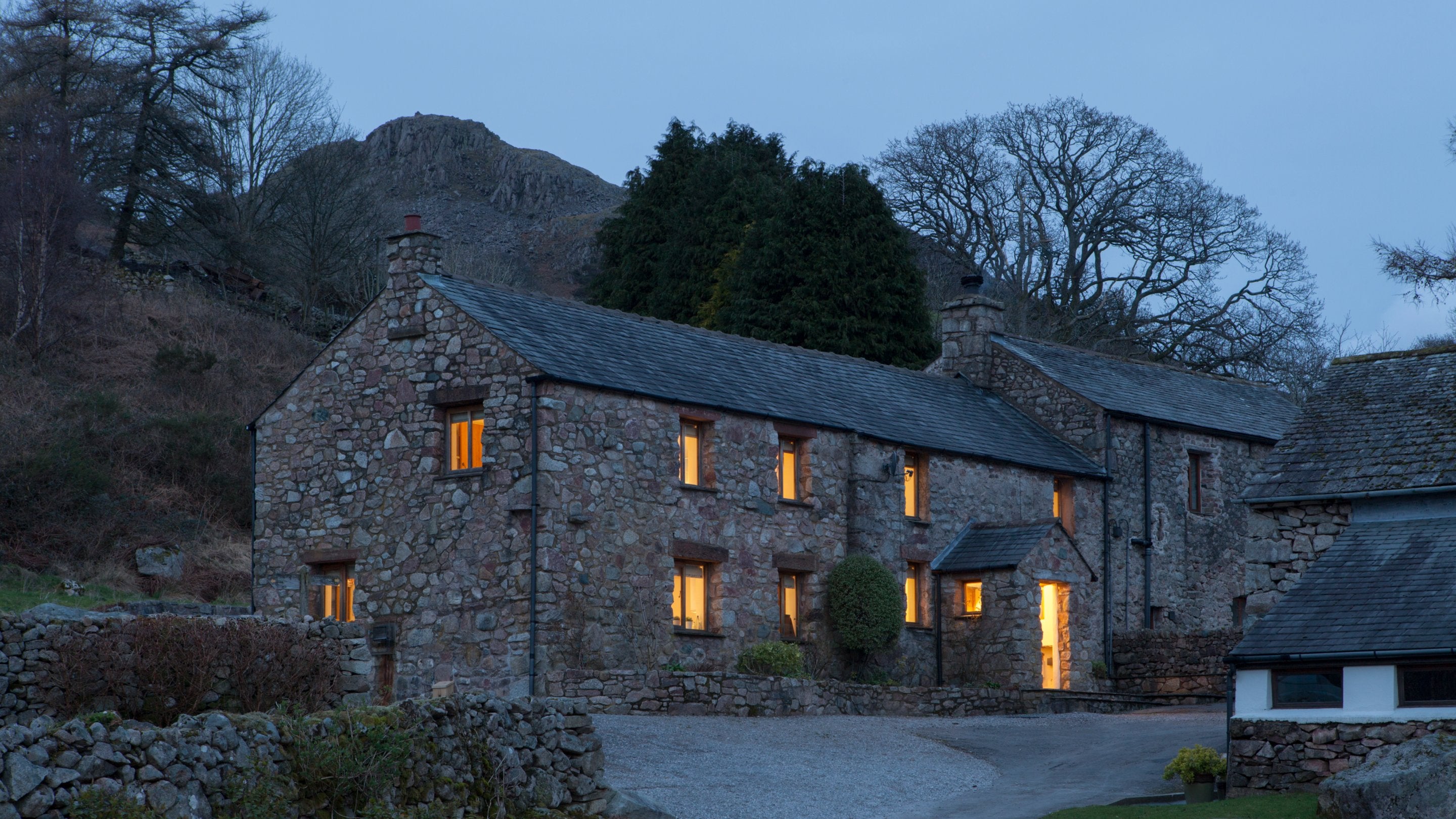Eelbeck Cottage in the evening, Cumbria