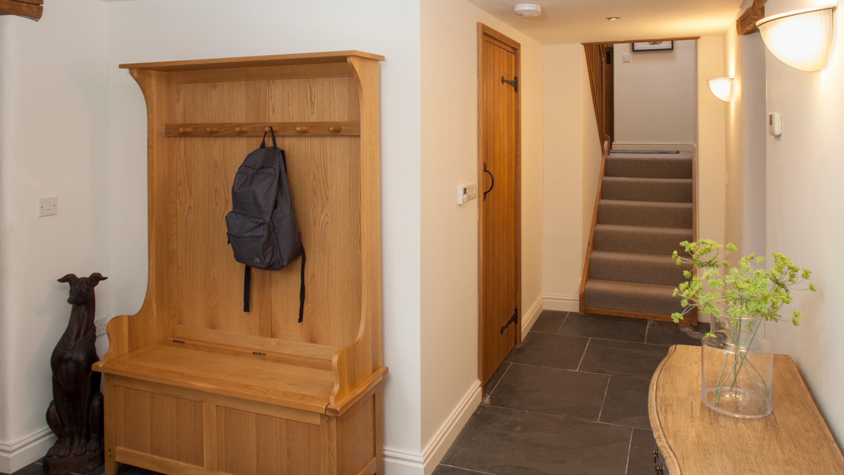 The hallway at Eelbeck Cottage, Cumbria