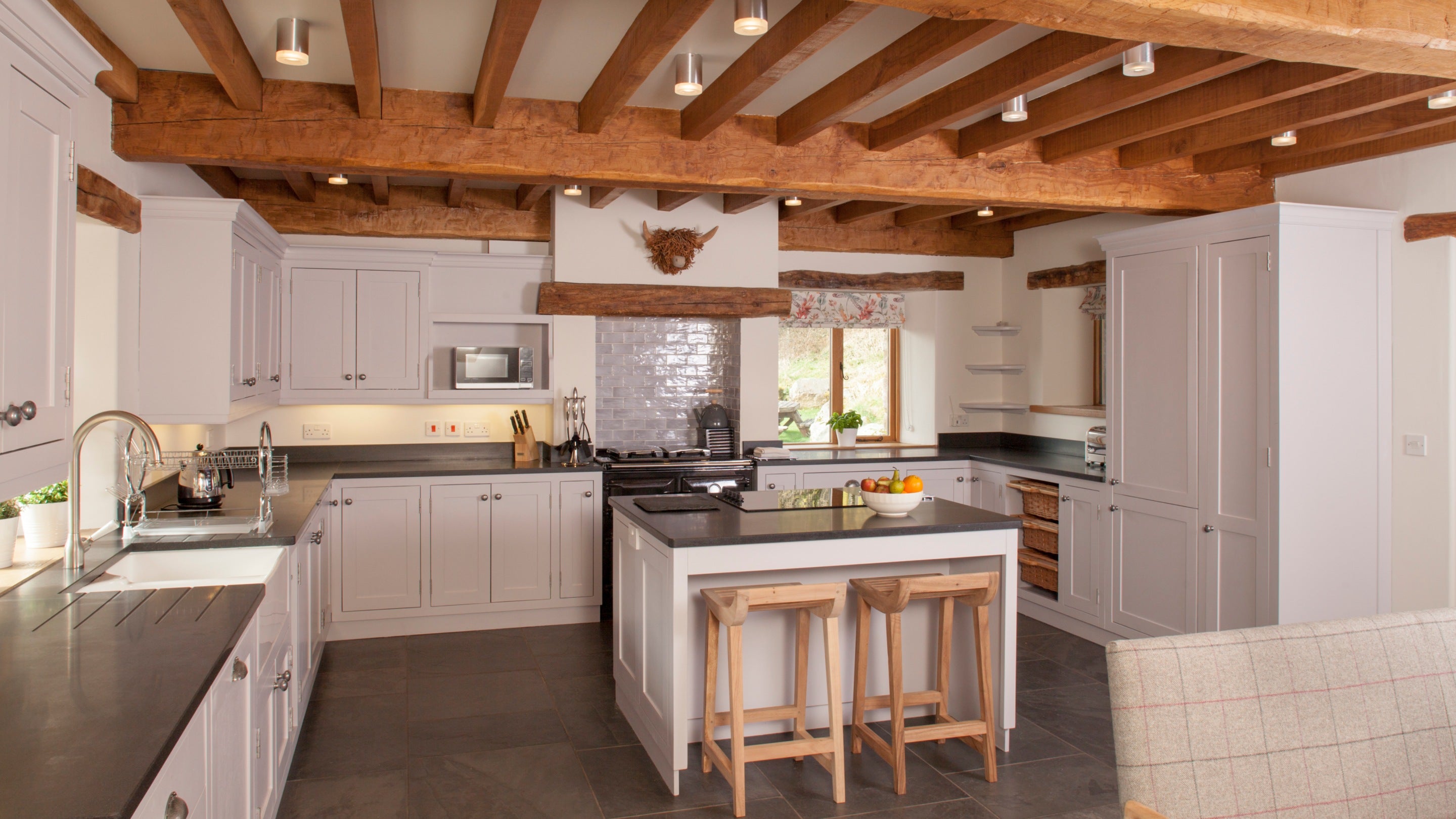 The kitchen at Eelbeck Cottage, Cumbria