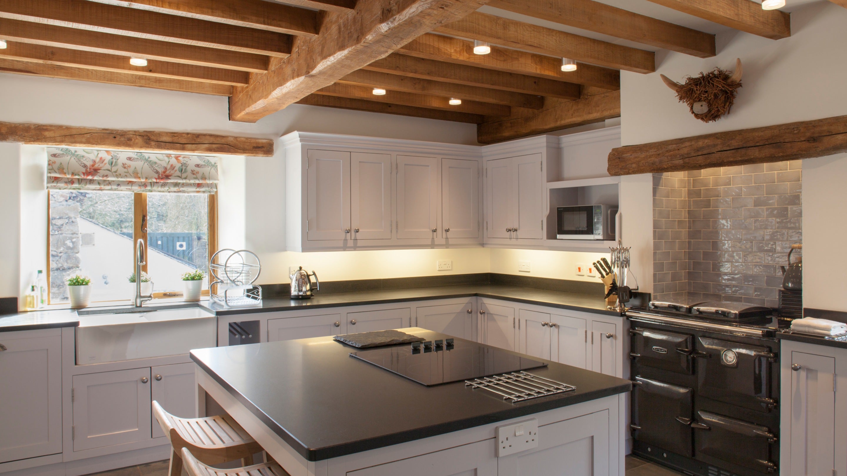 The kitchen at Eelbeck Cottage, Cumbria