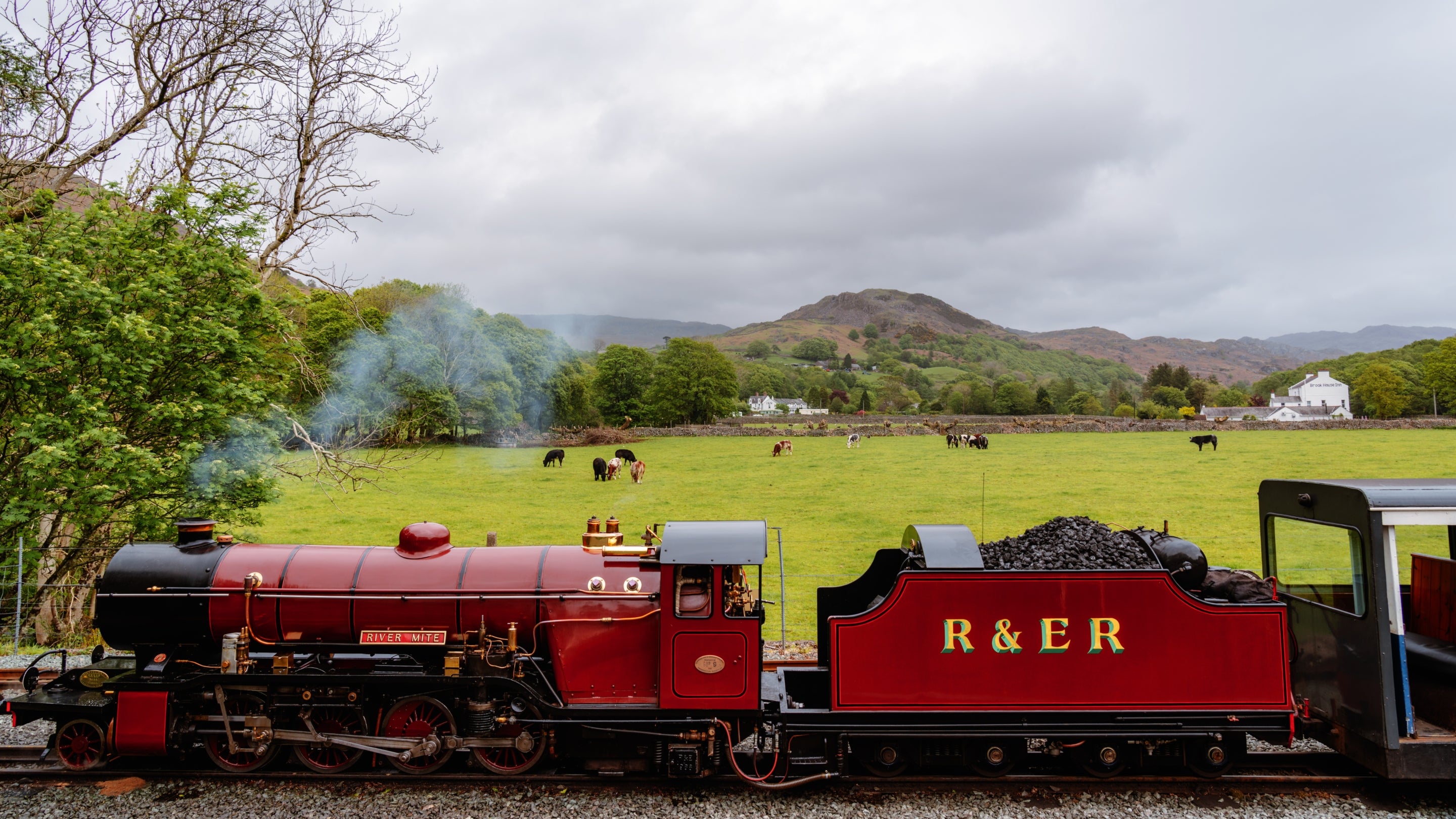 The La'al Ratty Railway near Eskdale Campsite, Lake District
