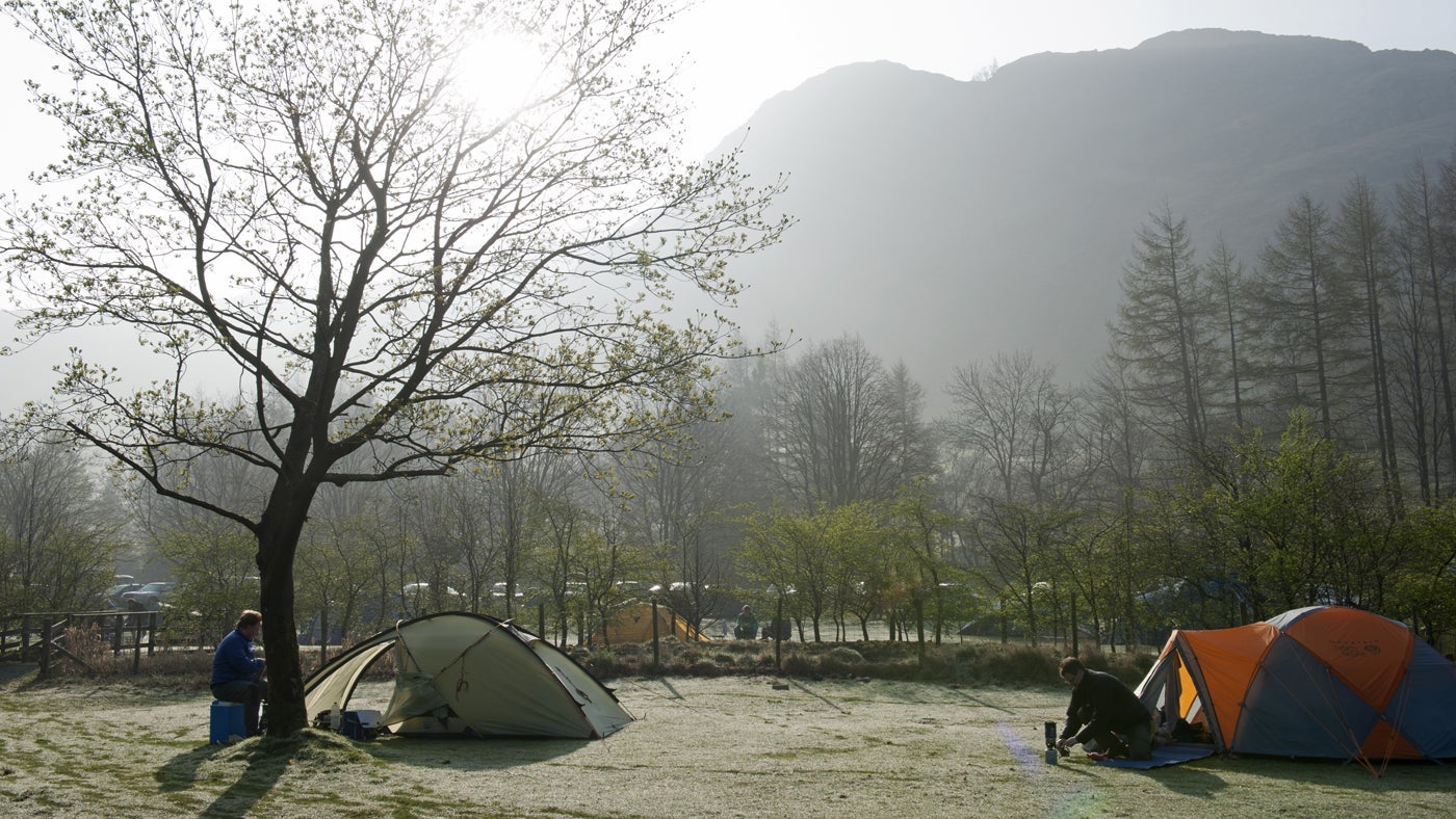 Great Langdale Campsite, Ambleside, Lake District, Cumbria 