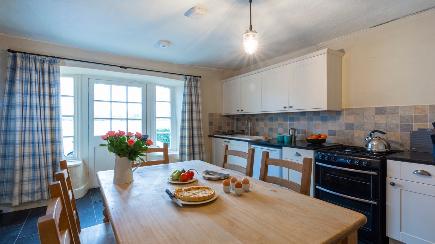 The kitchen at High Strawberry Gardens, Hawkshead, Lake District, Cumbria