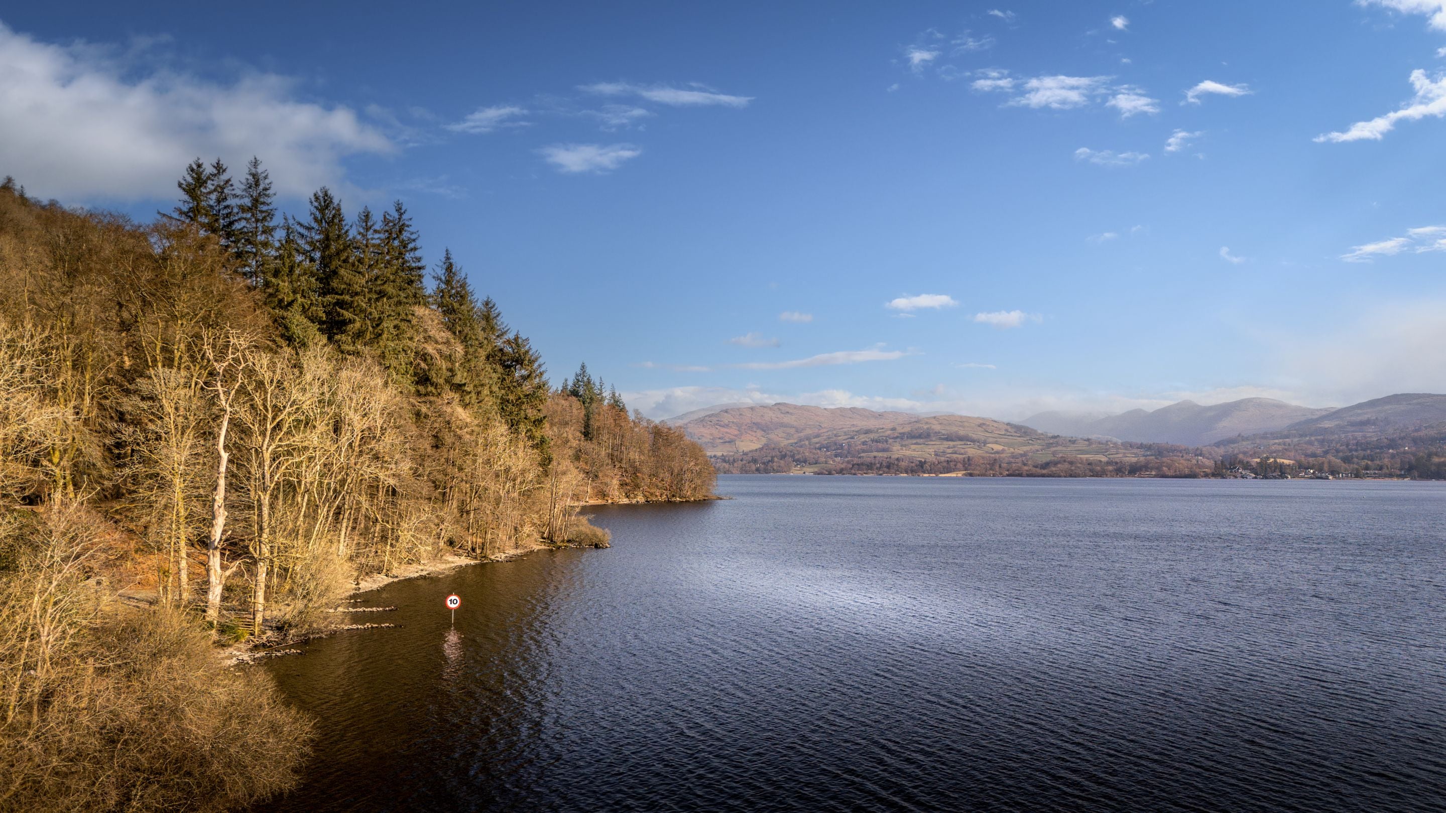 Lake Windermere in the Lake District, Cumbria