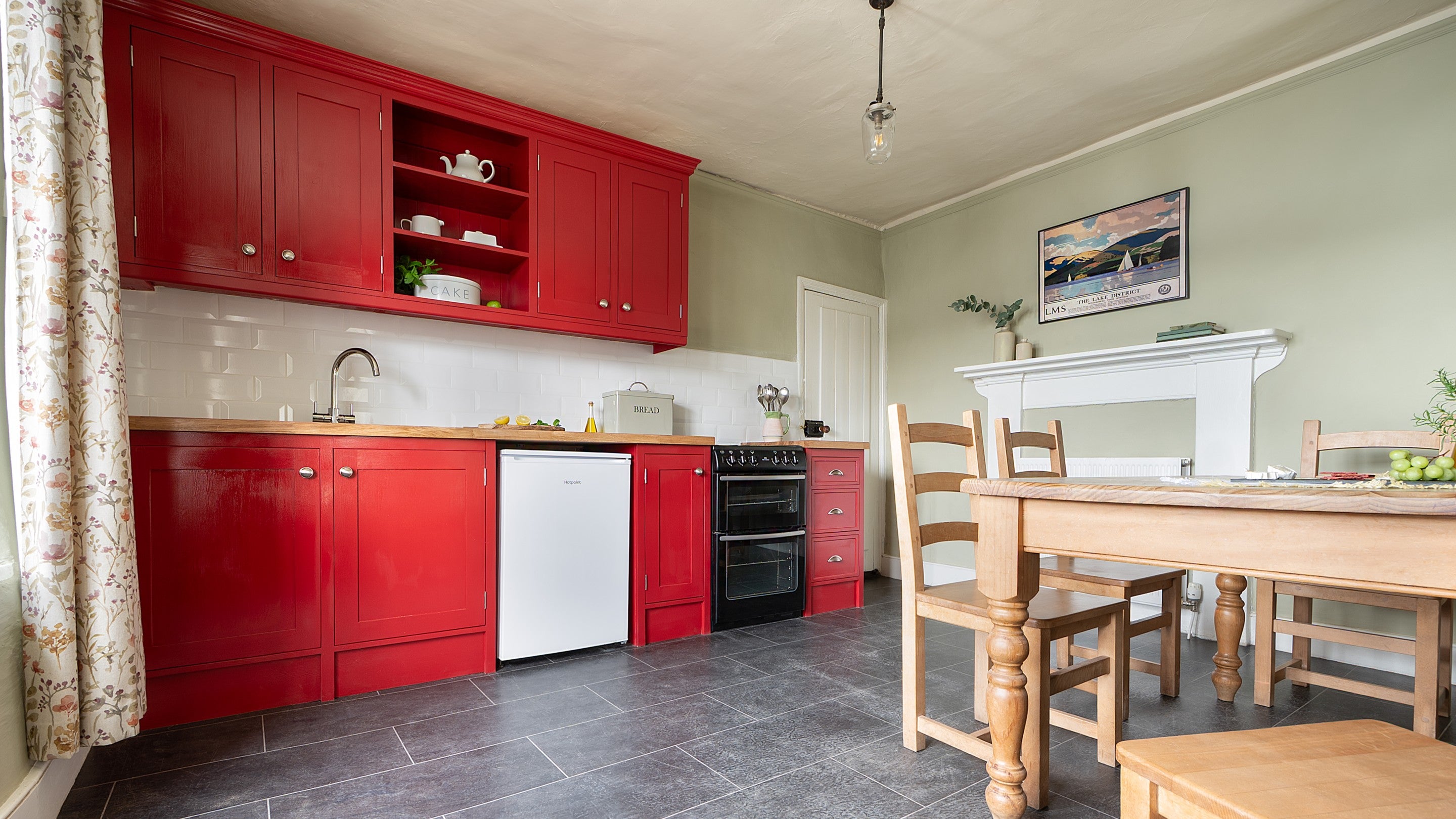 The kitchen-diner at High Strawberry Gardens, Cumbria