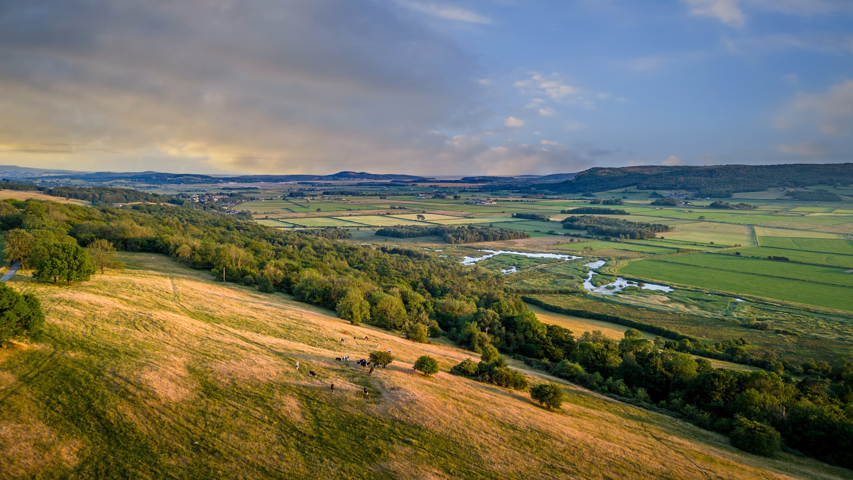 The area surrounding Holeslack Cottage, Cumbria