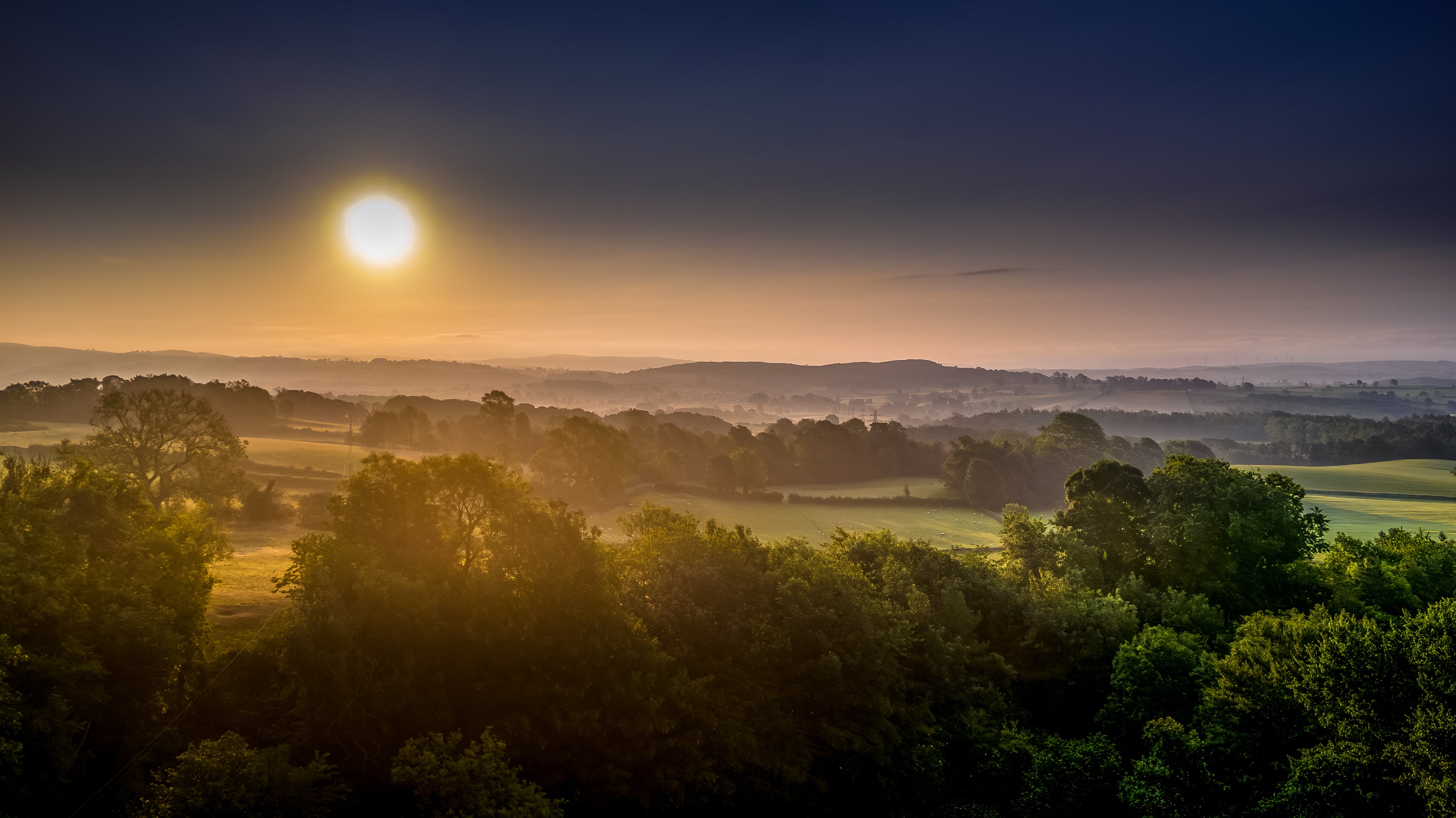 The area surrounding Holeslack Cottage, Cumbria