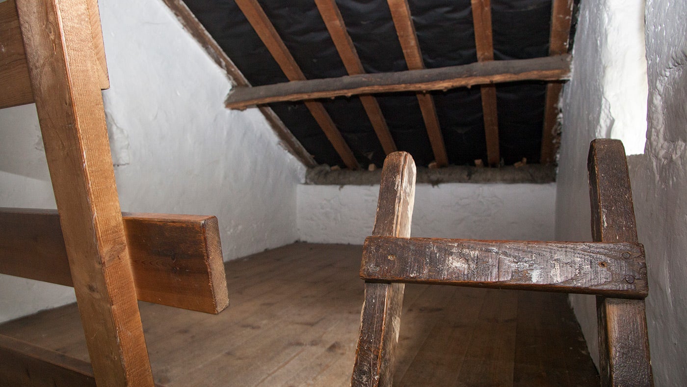 First floor at Holme Wood Bothy, Loweswater, Lake District