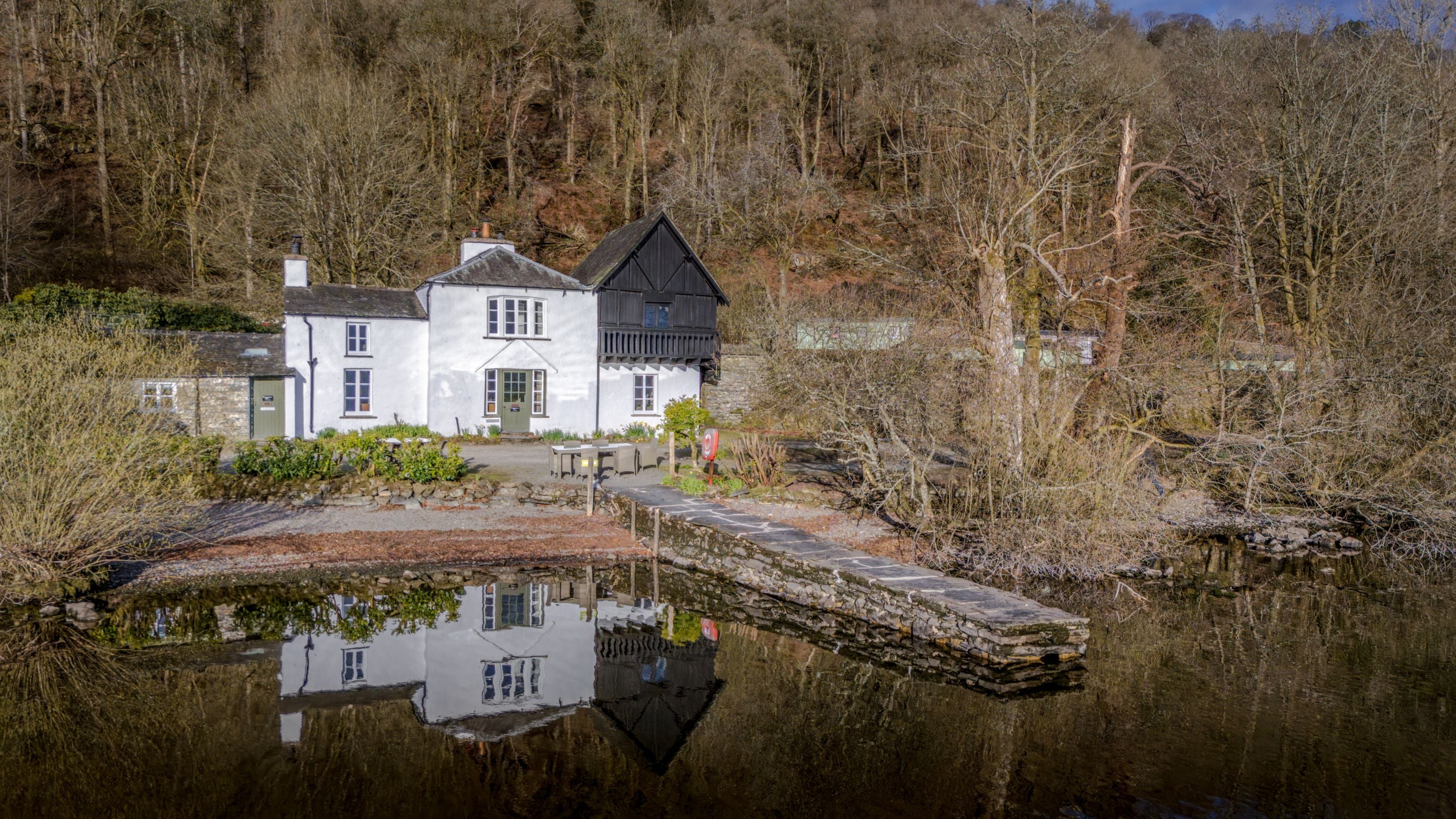 The exterior of Low Strawberry Gardens, Windermere, Cumbria