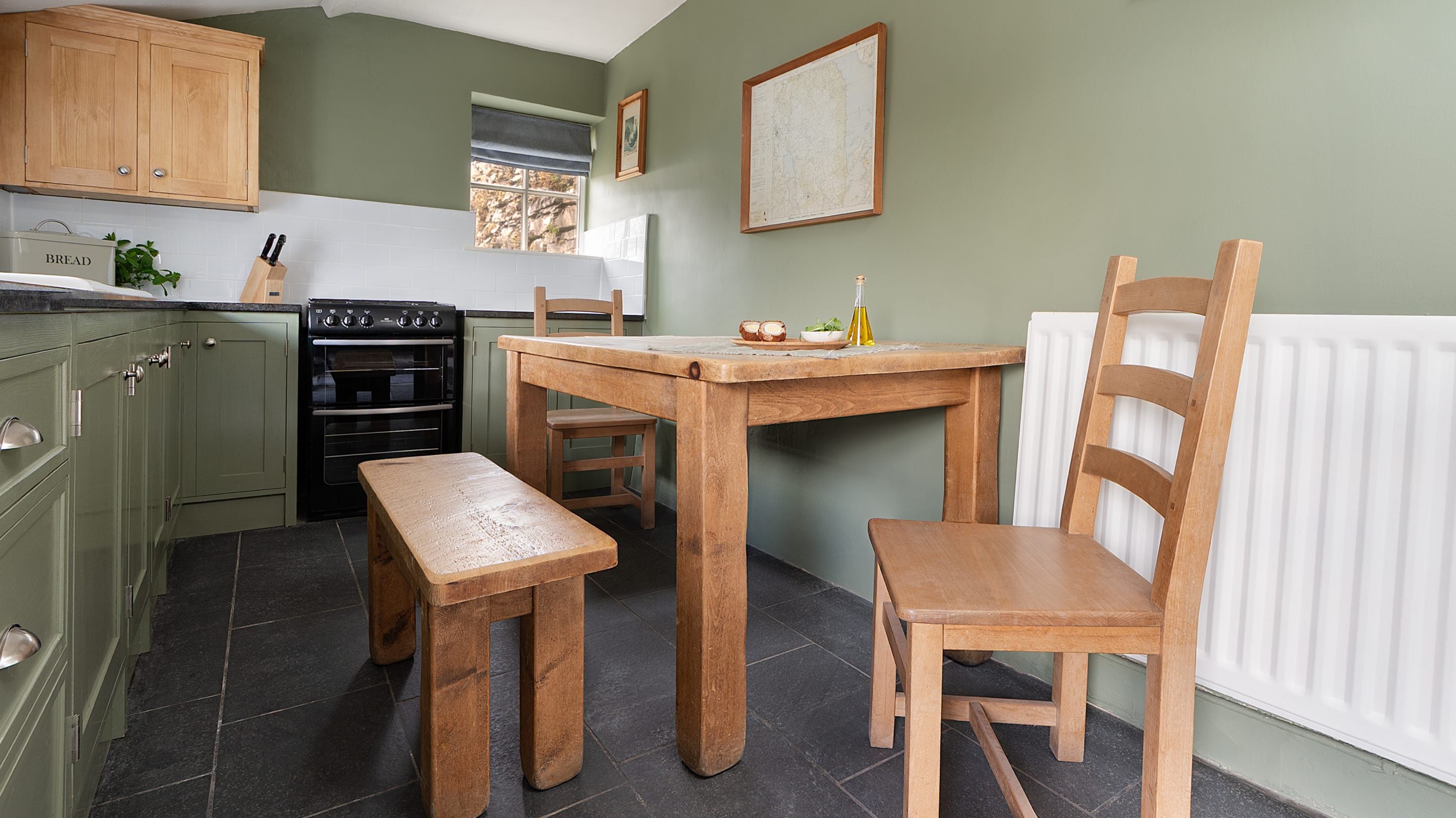 The kitchen at Low Strawberry Gardens, Windermere, Cumbria