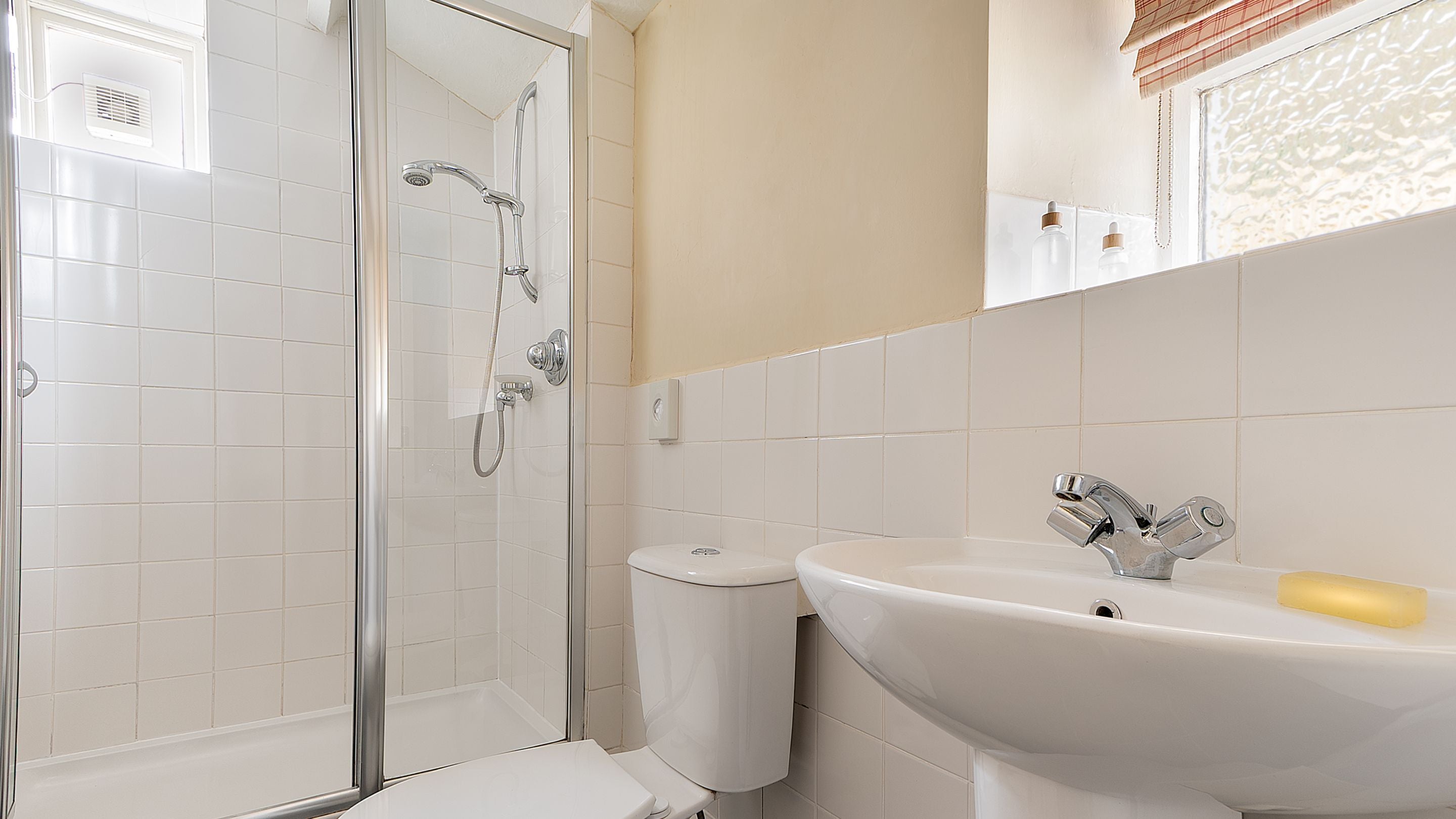 The Shower room at Low Strawberry Gardens, Windermere, Cumbria