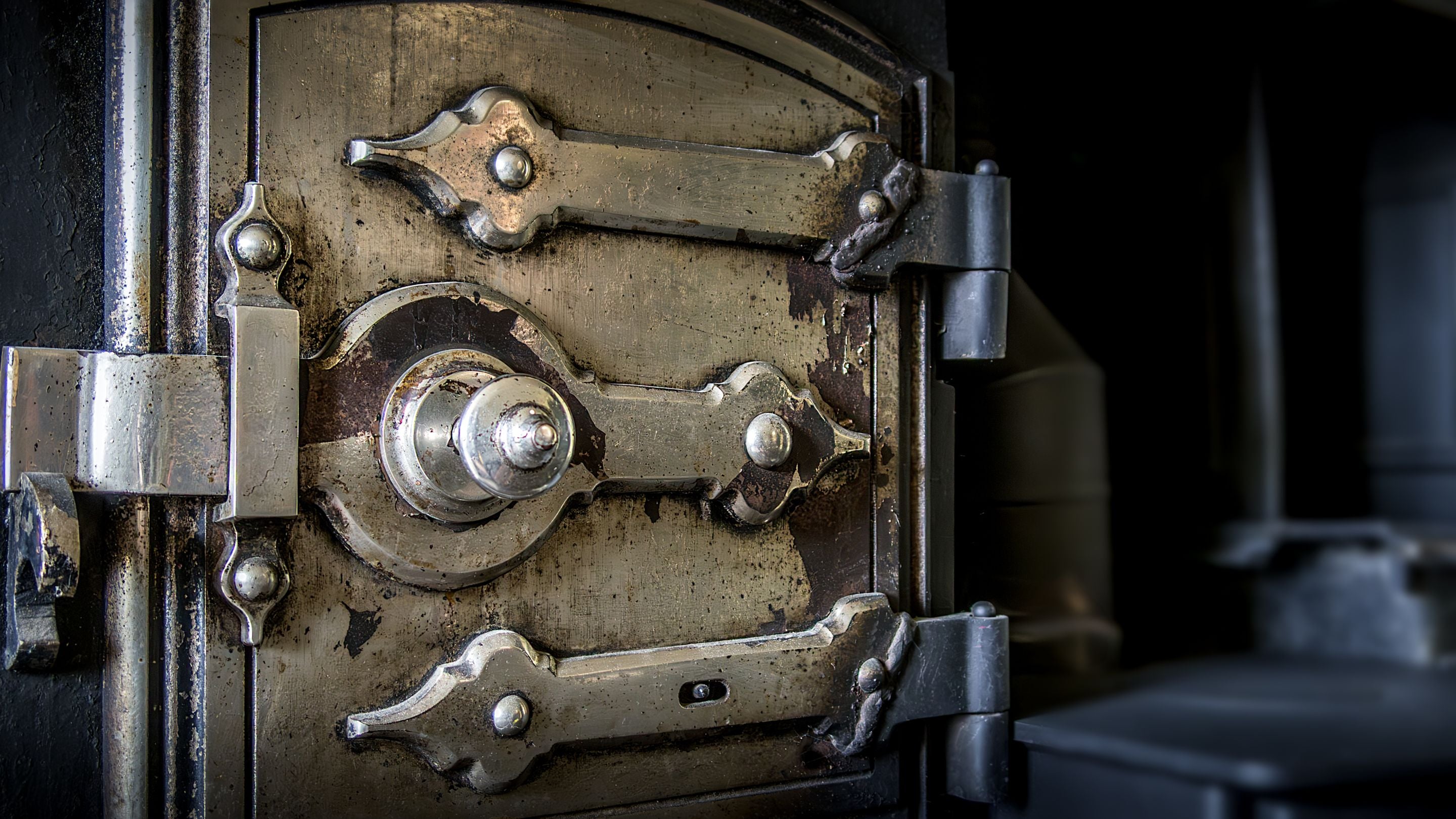 The old range in the sitting room at Low Strawberry Gardens, Windermere, Cumbria