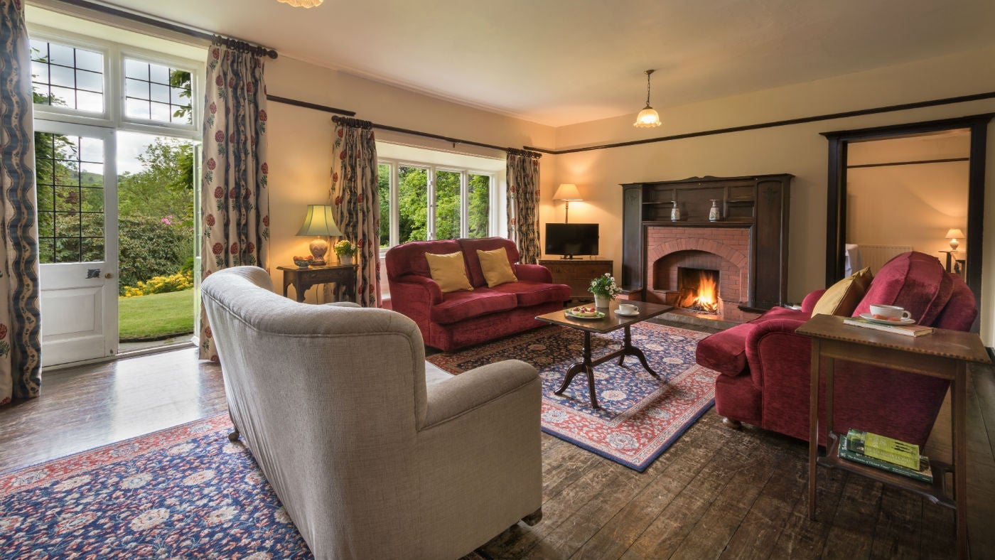 The sitting room at Silverthwaite, Ambleside, Cumbria