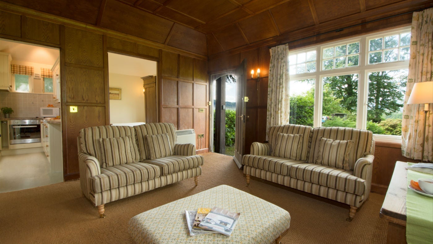 The sitting room at The Summer House, Hawkshead, Ambleside, Cumbria