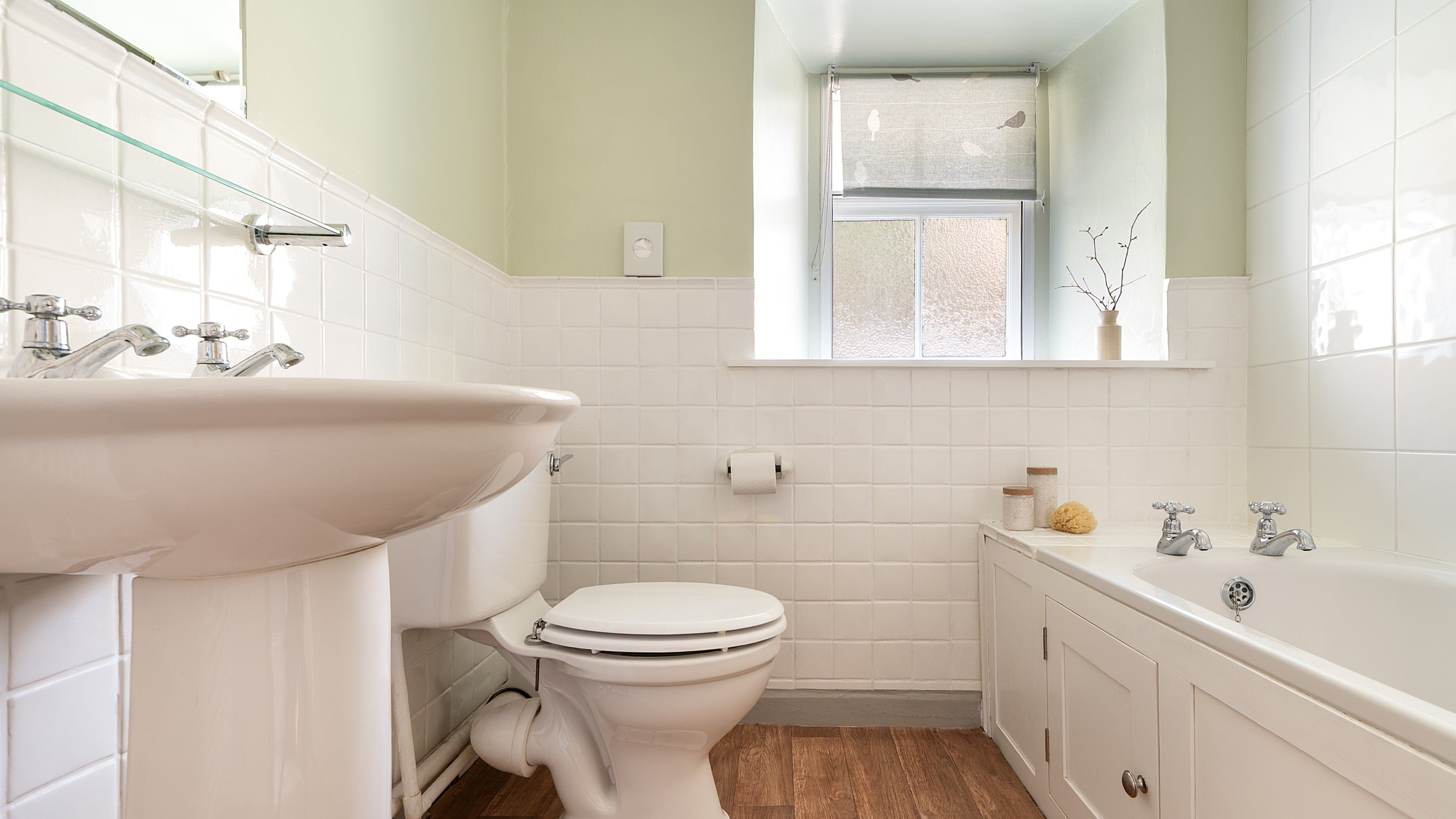 The bathroom at Tanner Brow, Cumbria
