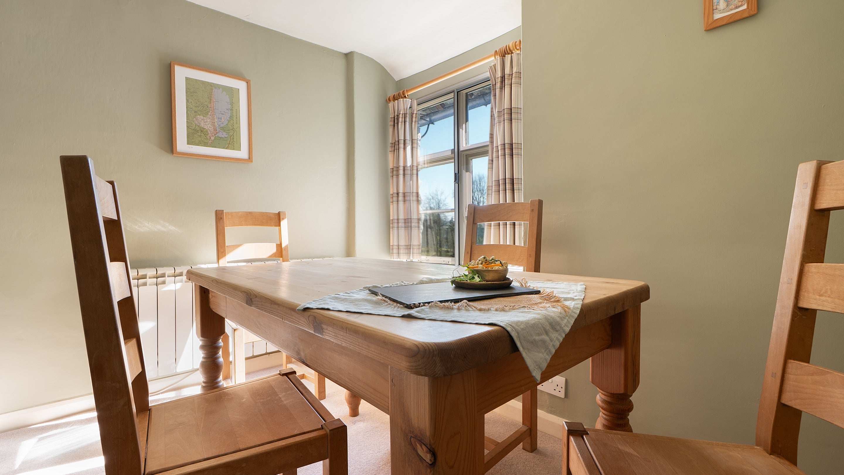 The dining room at Tanner Brow, Cumbria