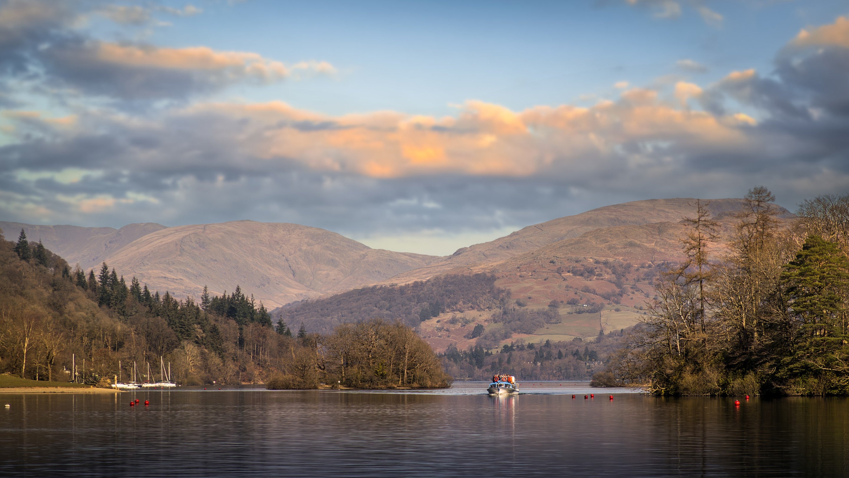 A boat on Lake Windermere, Cumbria