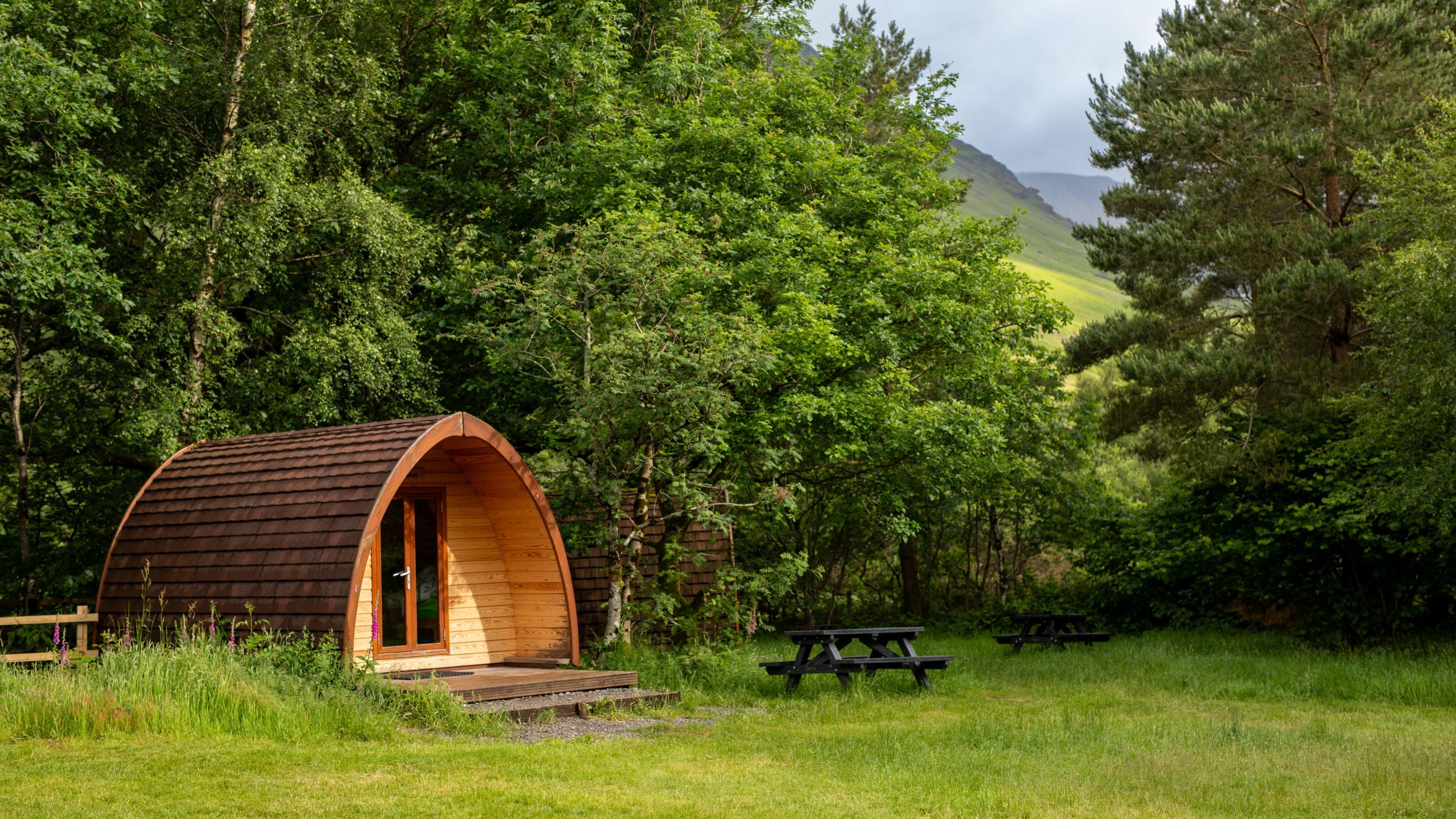 A pod at Wasdale Campsite, Cumbria