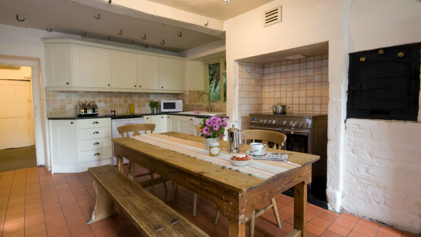 The kitchen at Watergate Farm, nr Cockermouth, Lake District, Cumbria